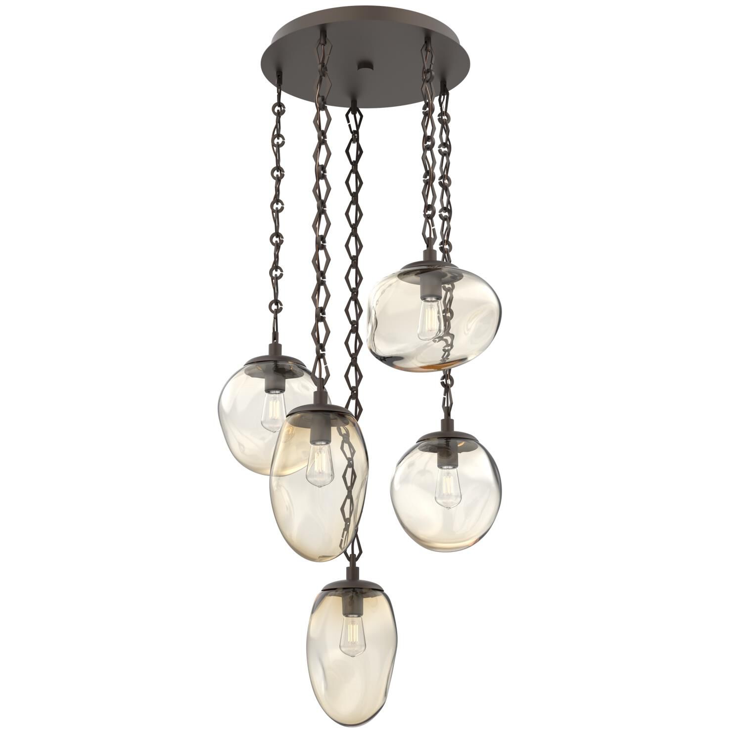 Levi Wilson Cosmos 24 Inch Multi Light Pendant by Hammerton Studio