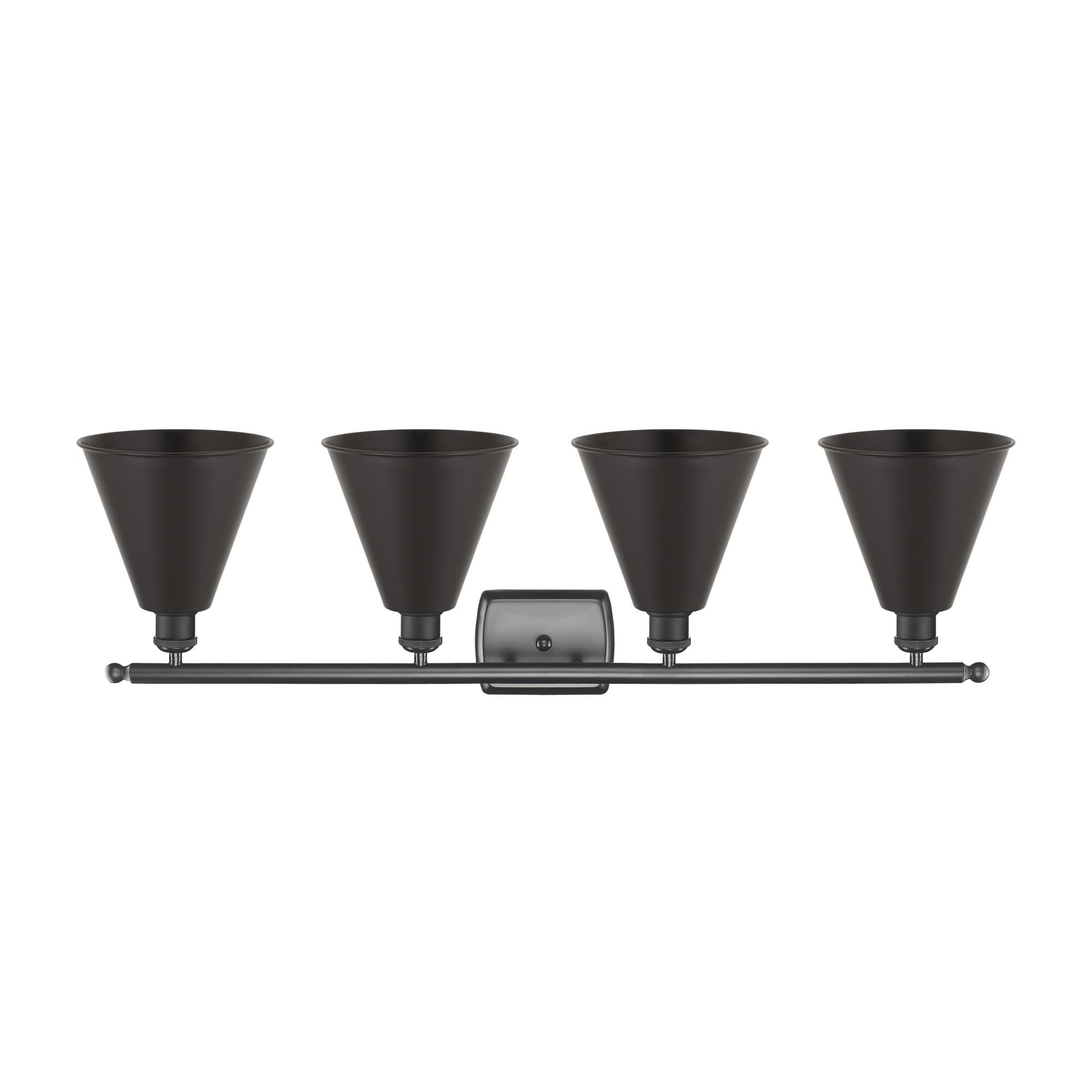 Bruno Marashlian Ballston Cone 38 Inch 4 Light Bath Vanity Light by Innovations Lighting