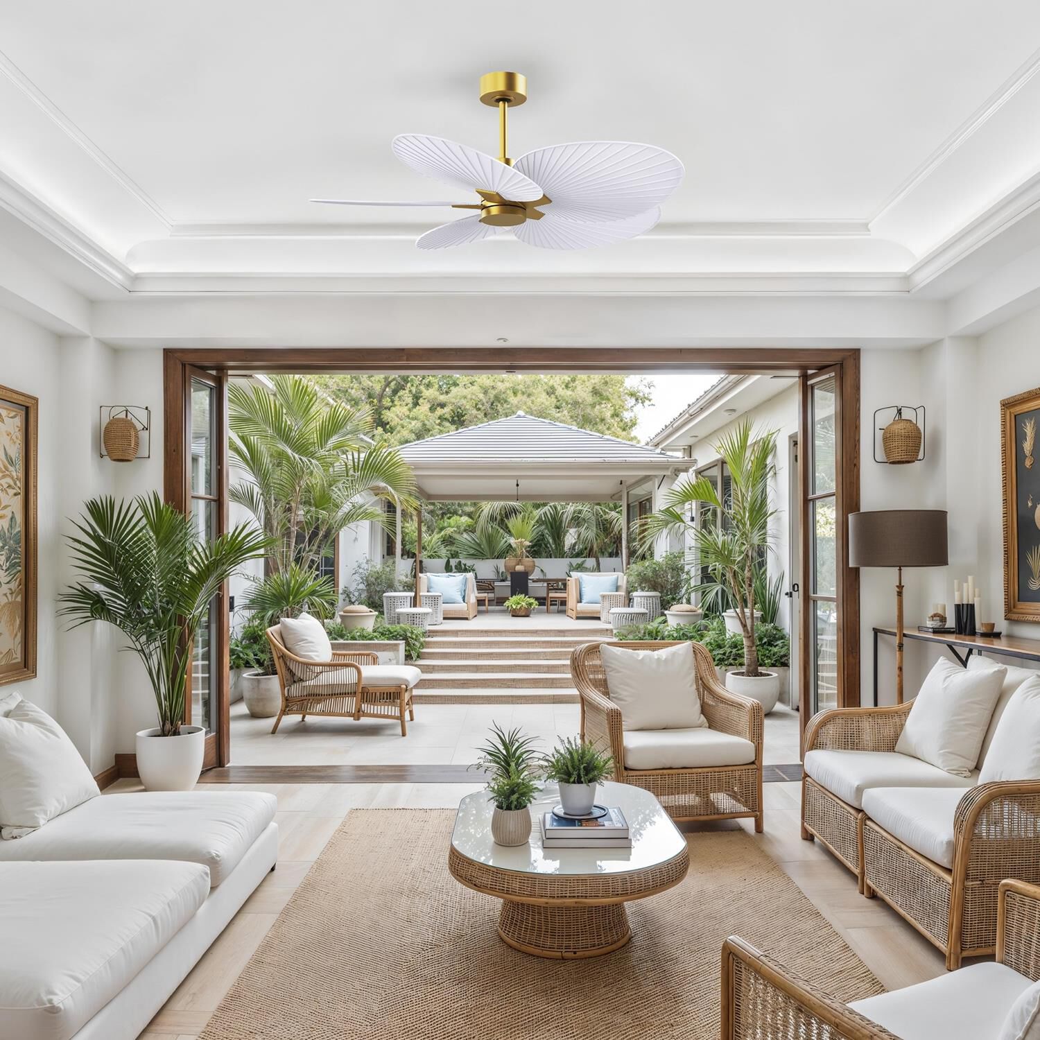 Shown in Brushed Brass finish