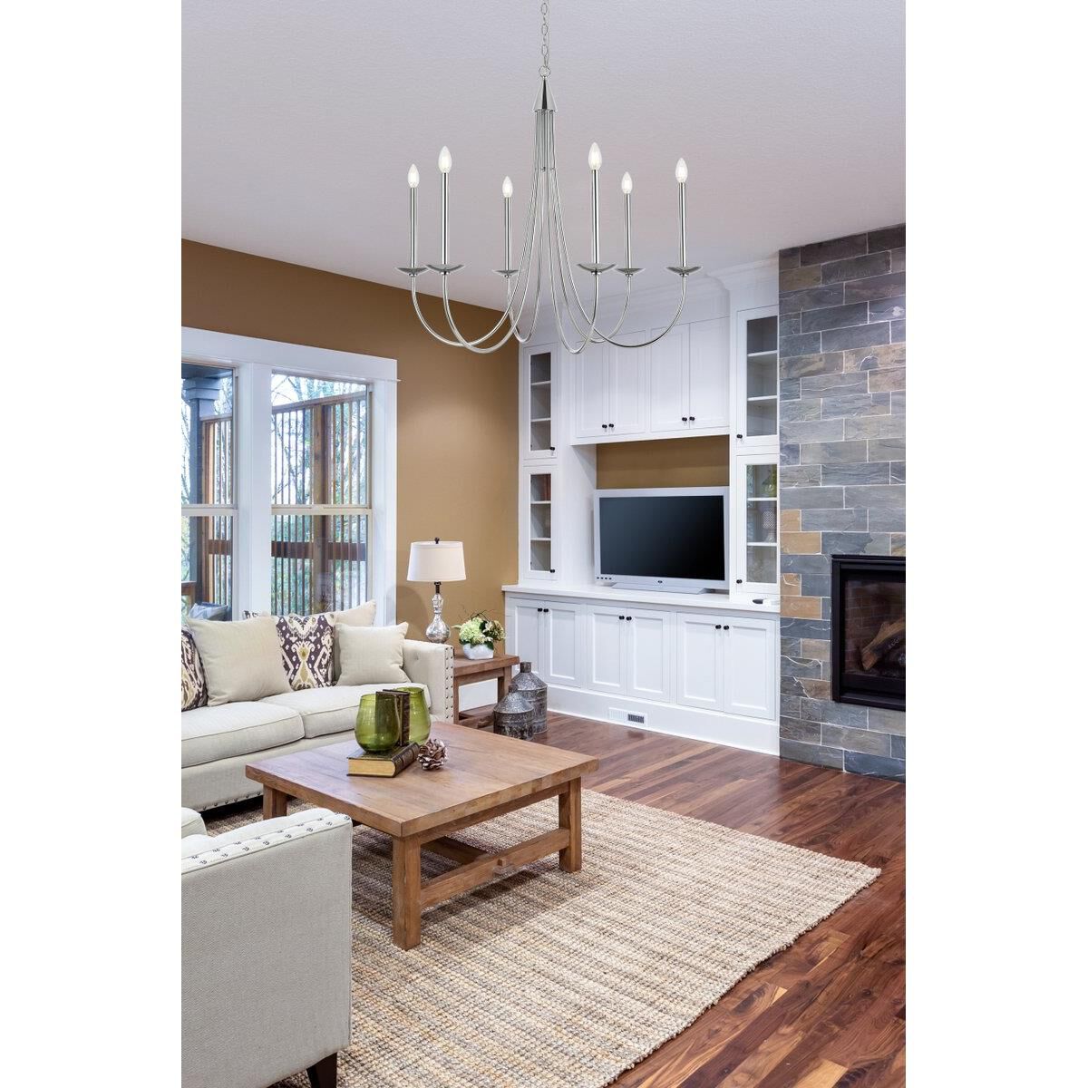Cohen 36 Inch 6 Light Chandelier by Elegant Lighting