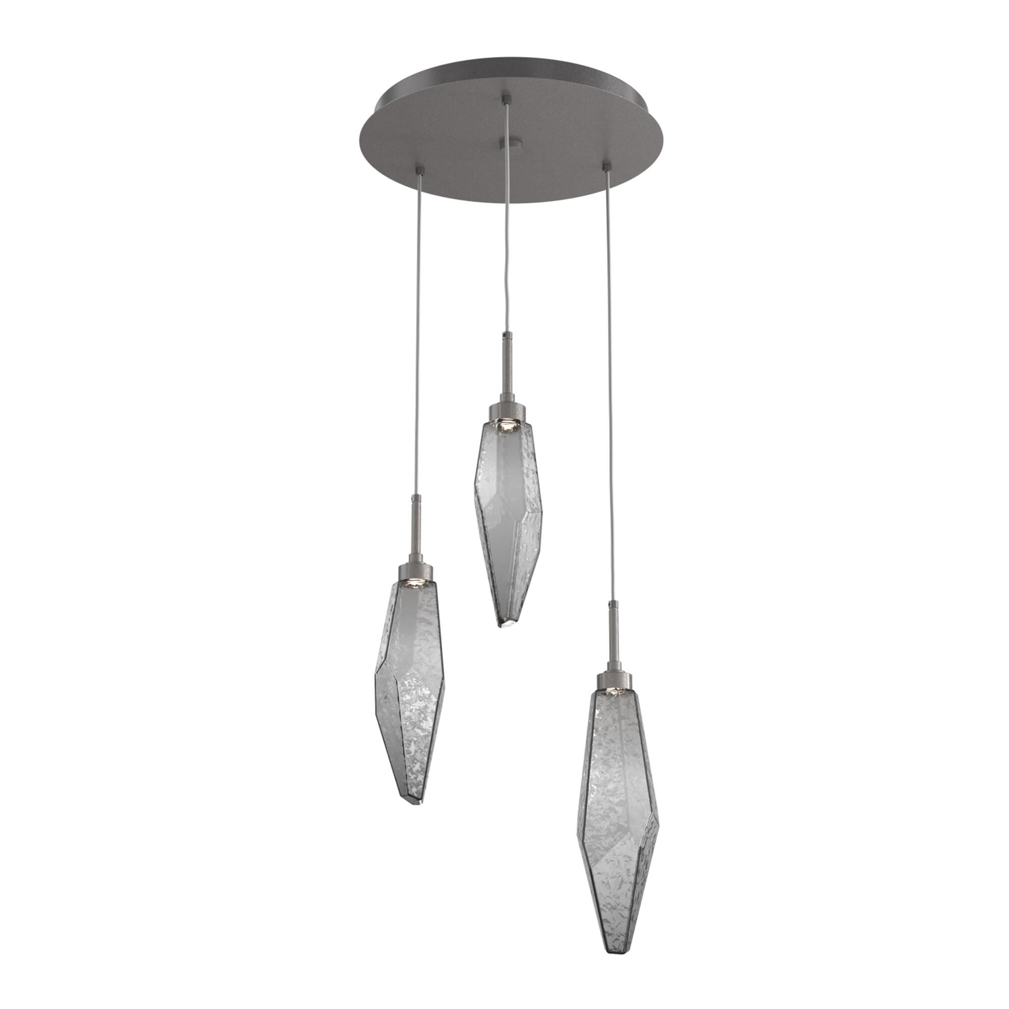 Shown in Graphite finish and Chilled Blown And Smoke glass