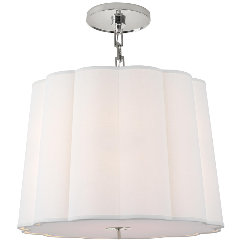 Barbara Barry Simple Scallop 25 Inch Large Pendant by Visual Comfort Signature Collection