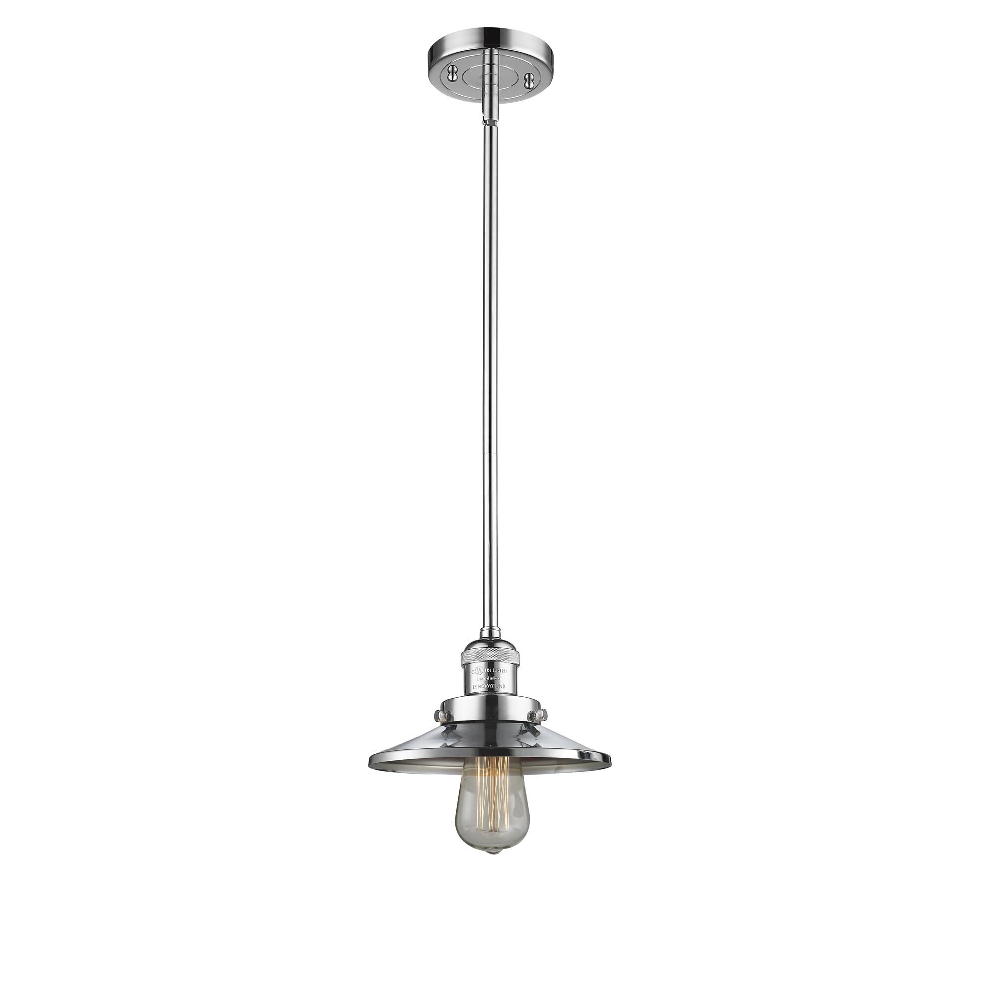 Shown in Polished Chrome finish and Stem accent