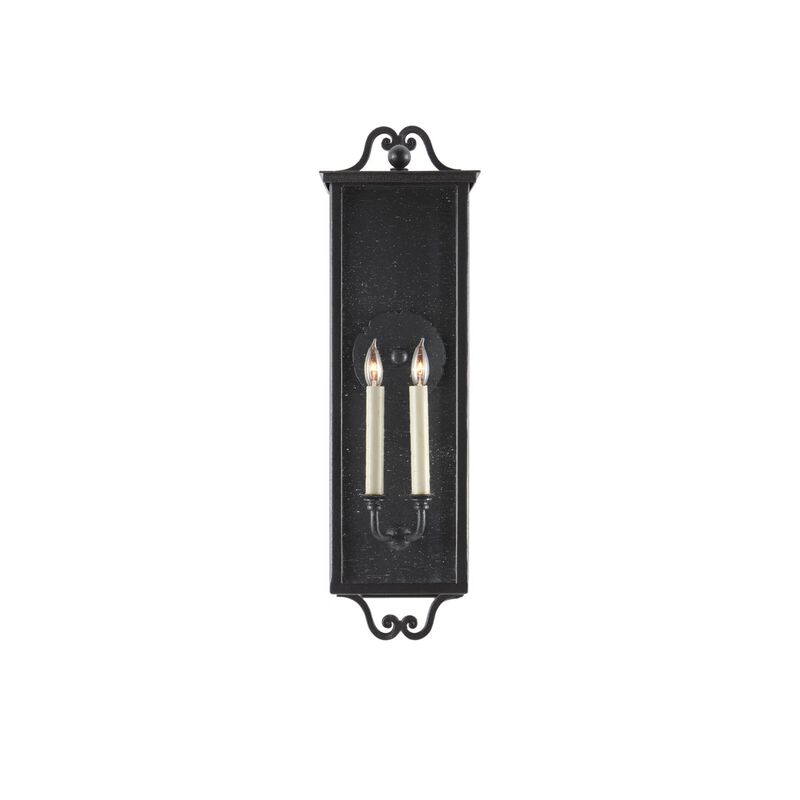 Giatti 30 Inch Tall 2 Light Outdoor Wall Light by Currey and Company