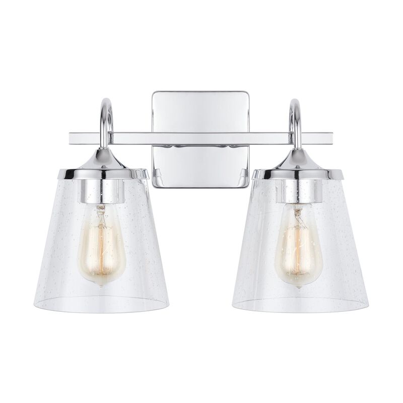 Independent 15 Inch 2 Light Bath Vanity Light by Capital Lighting Fixture Company