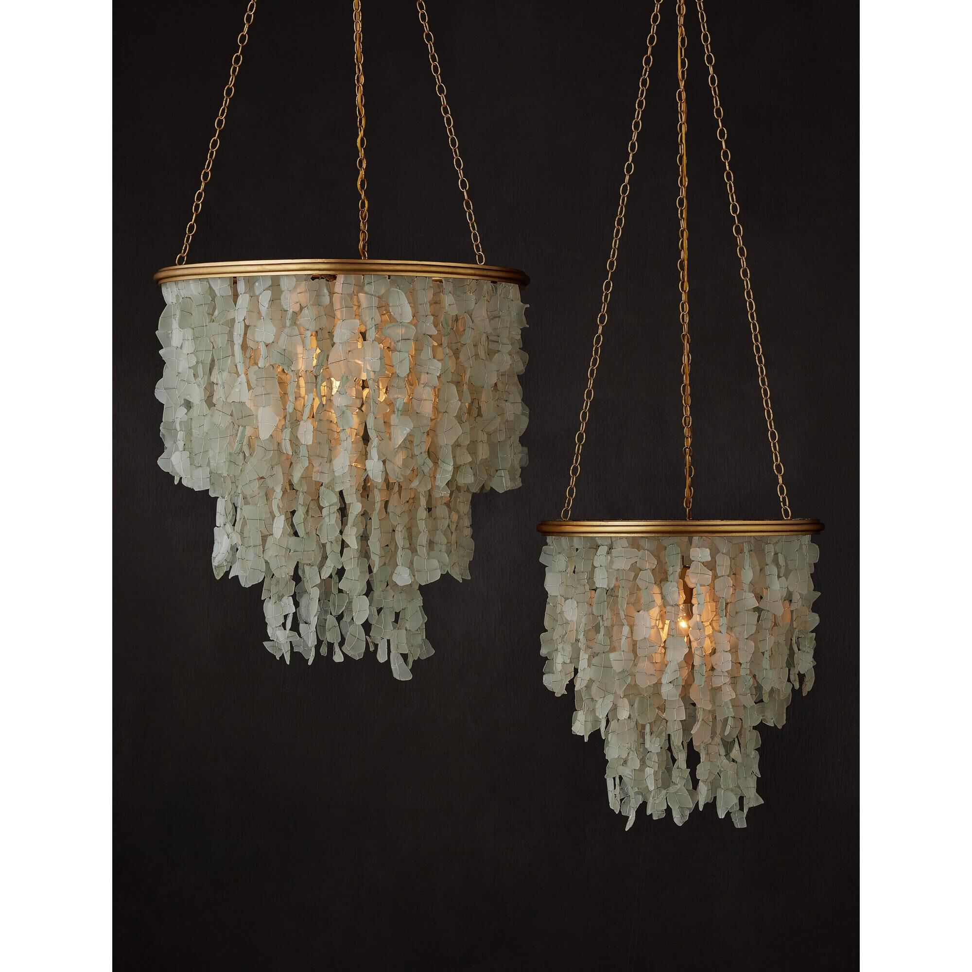 Currey and Company Verre de Mer Chandelier - Thumbnail 3