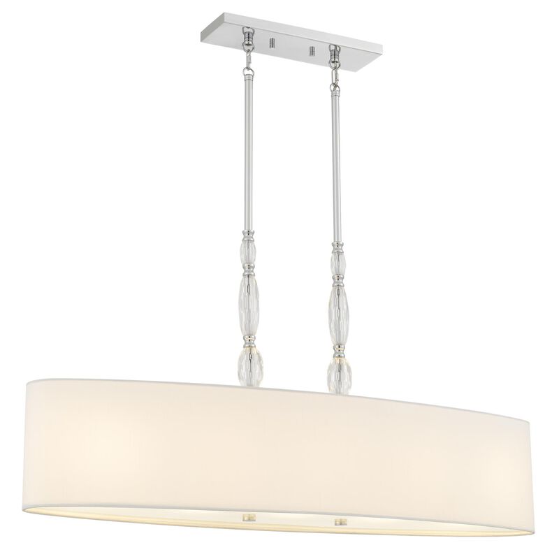 Stone 42 Inch Linear Suspension Light by Quoizel