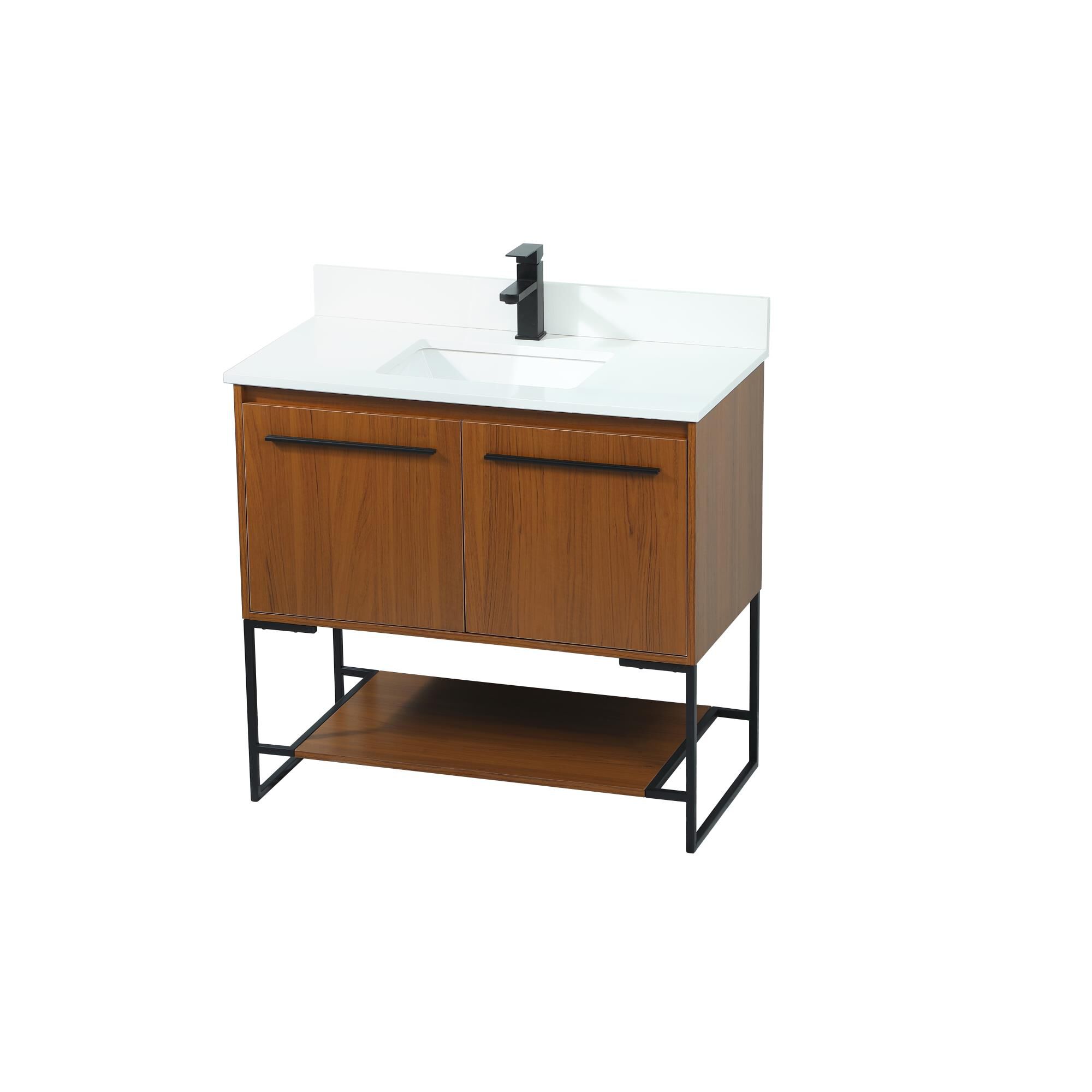 Shown in Teak finish