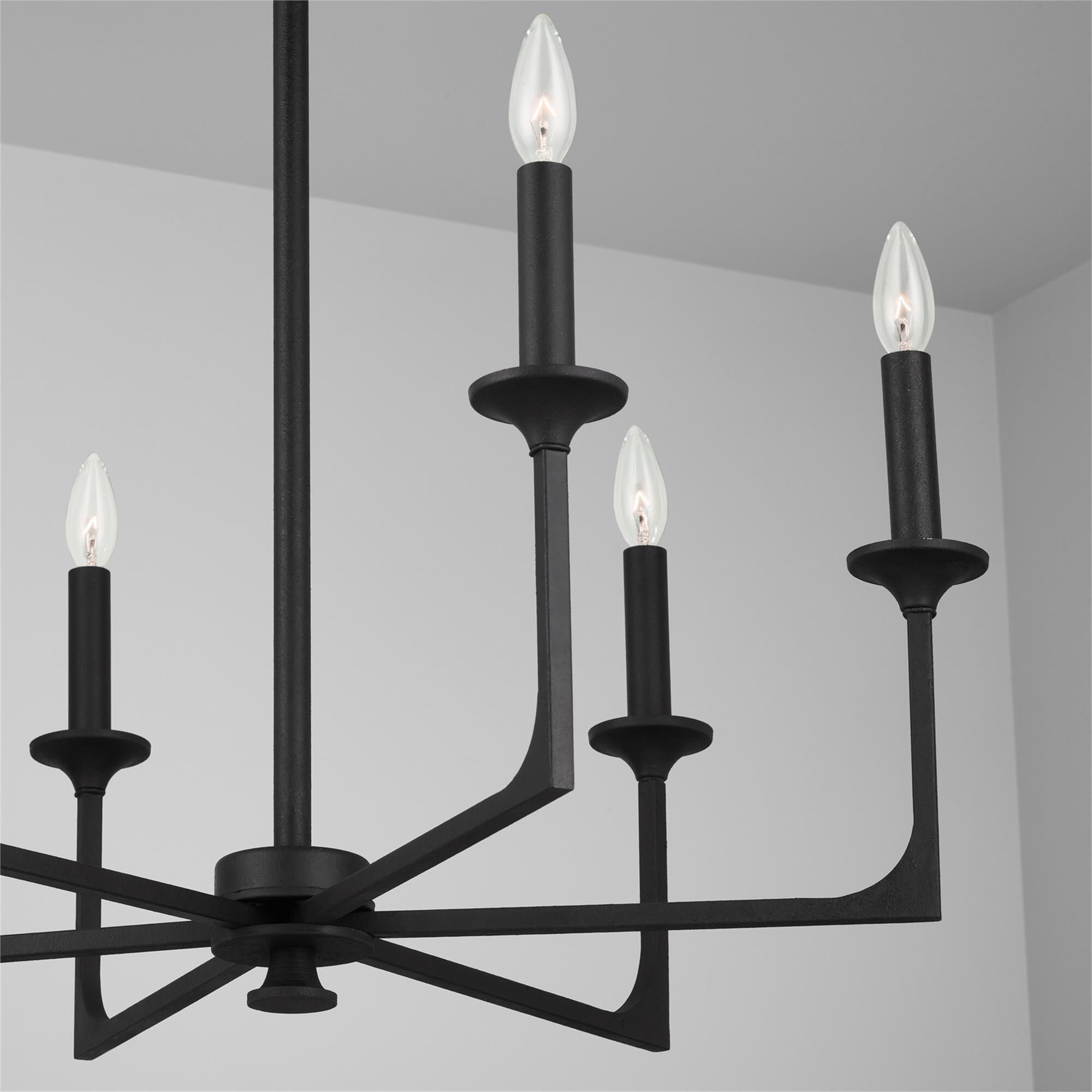 Shown in Black Iron finish