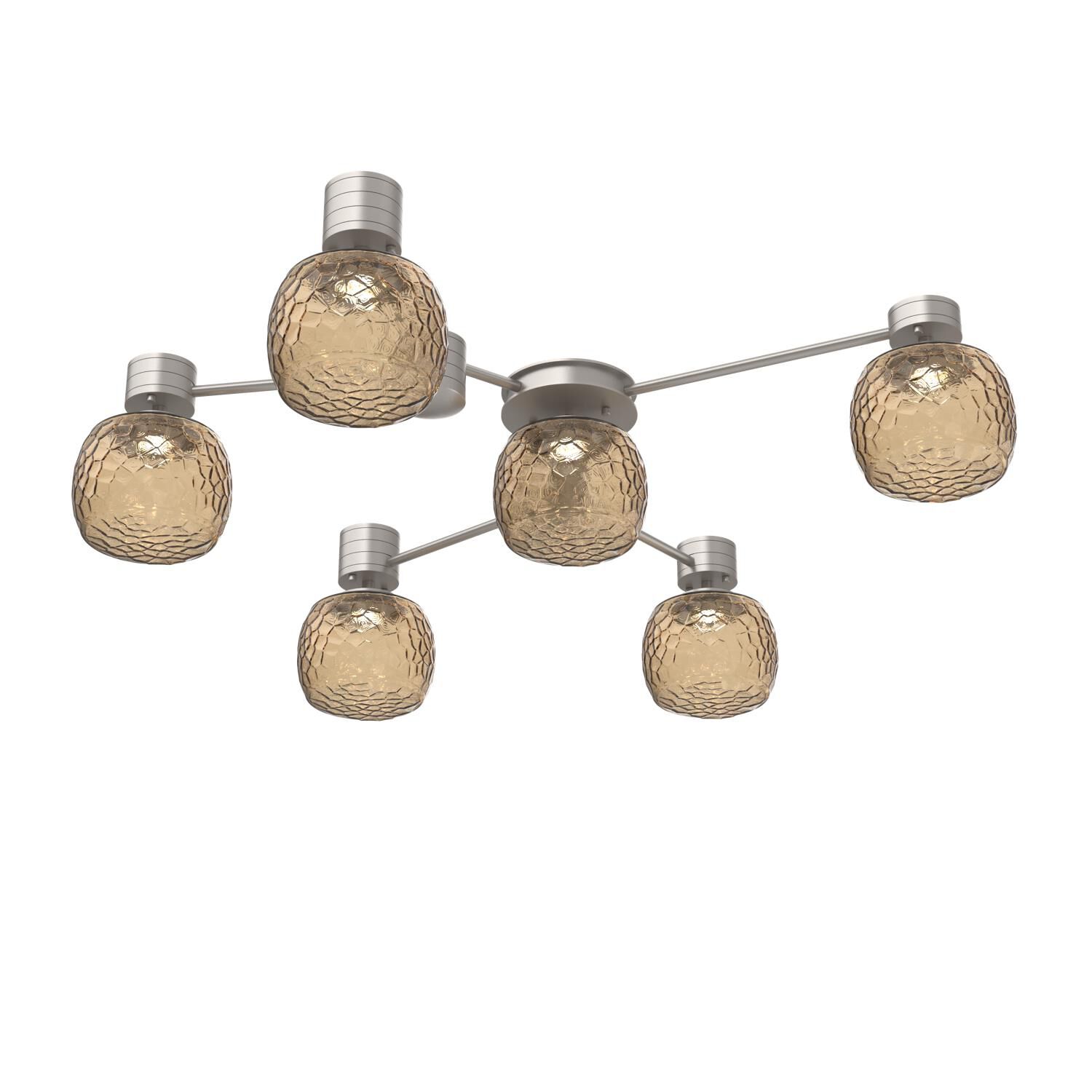 Levi Wilson Vessel 37 Inch Semi Flush Mount by Hammerton Studio