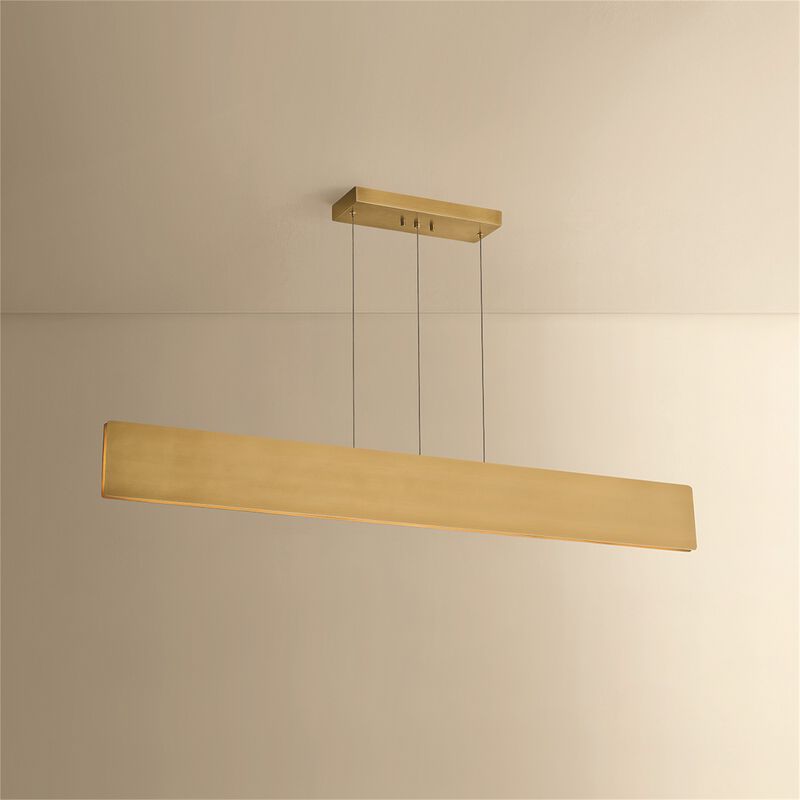 Maxwell Medium Linear Chandelier by Sonneman