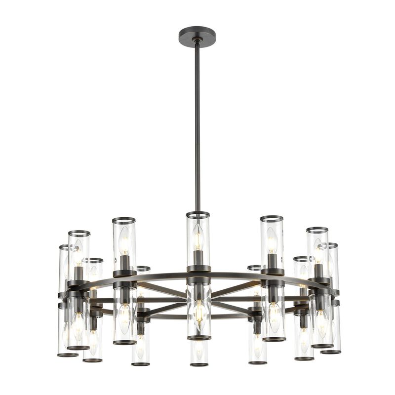 Revolve 33 Inch 24 Light Chandelier by Alora Lighting