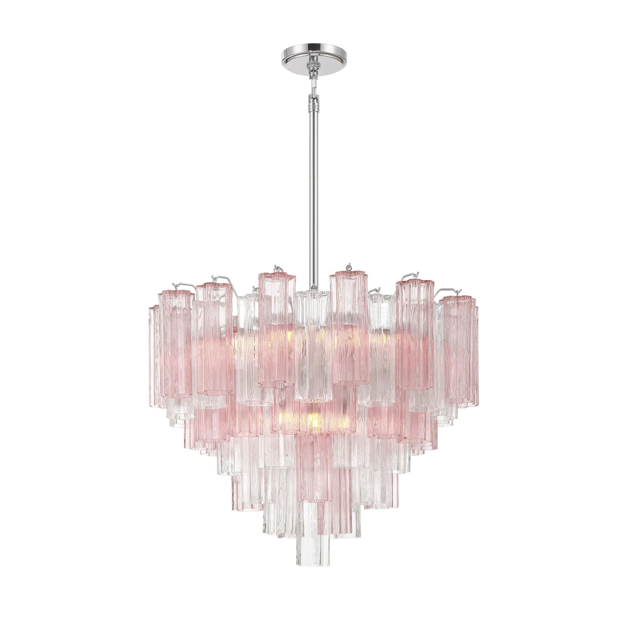 Shown in Polished Chrome finish and Tronchi Spring glass