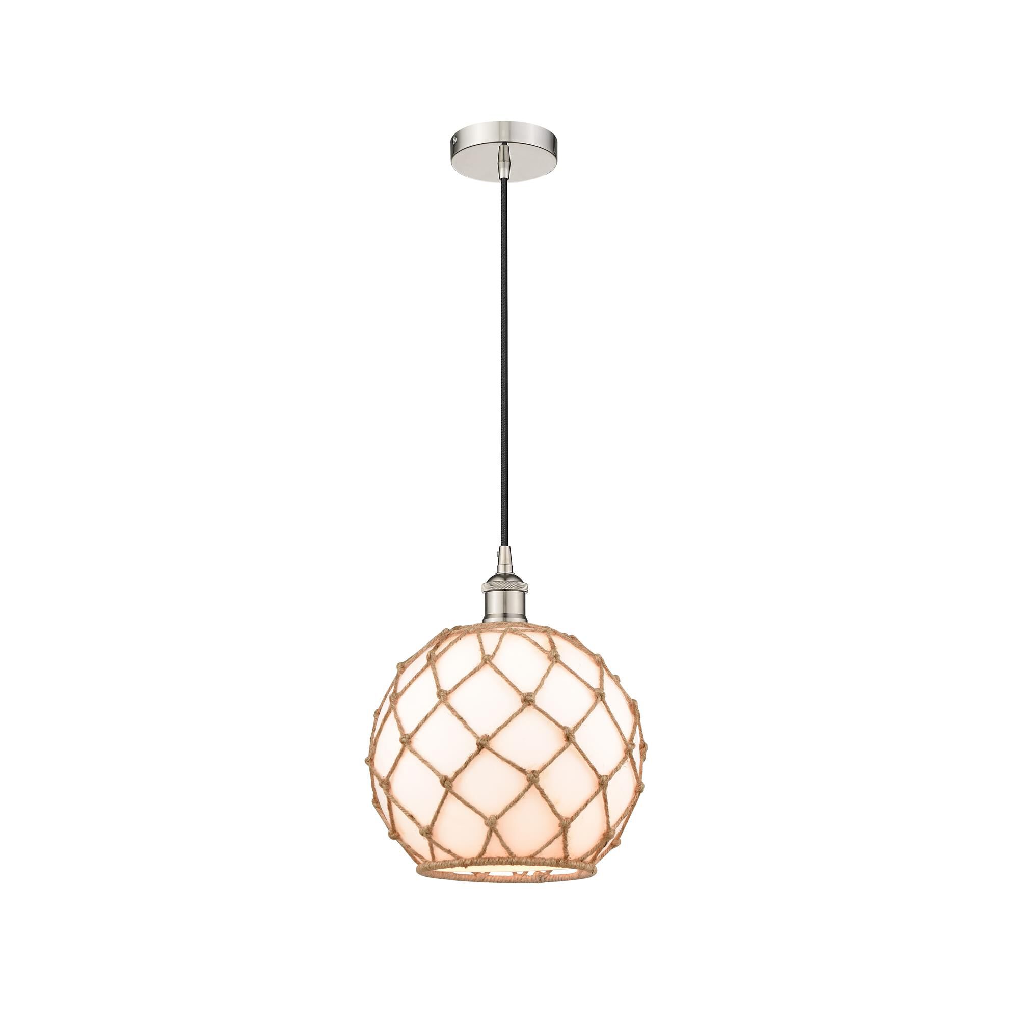 Innovations Lighting Bruno Marashlian Farmhouse Rope 10 Inch Mini Pendant