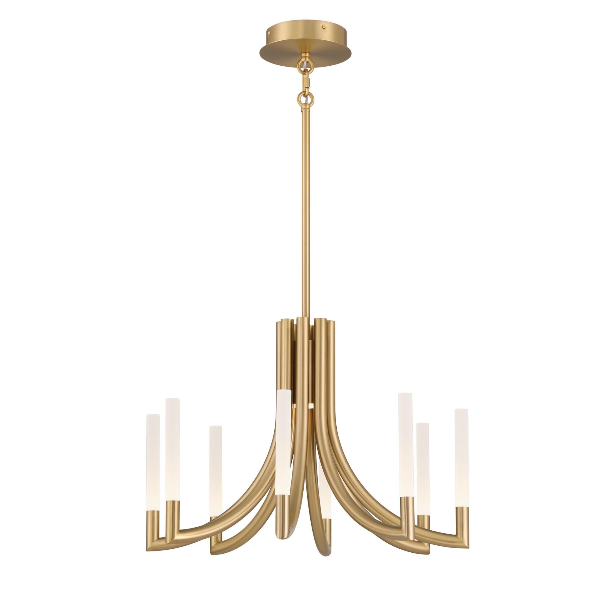 Shown in Gold finish and Frosted Acrylic glass