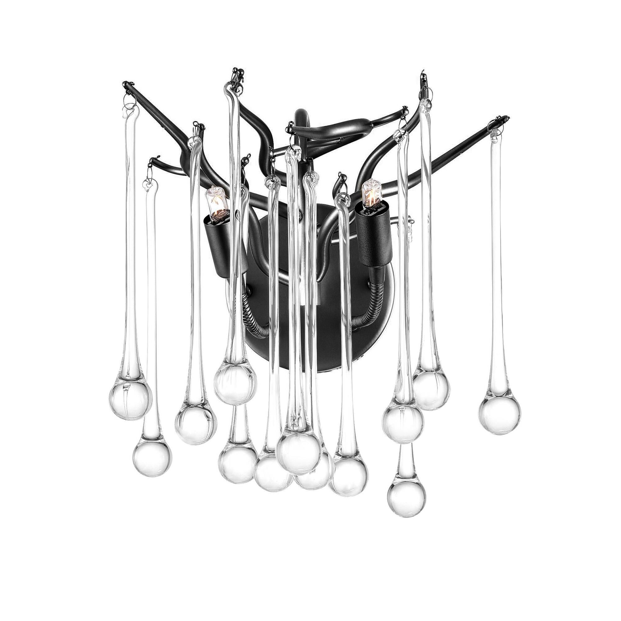 Shown in Black finish and K9 Clear crystal