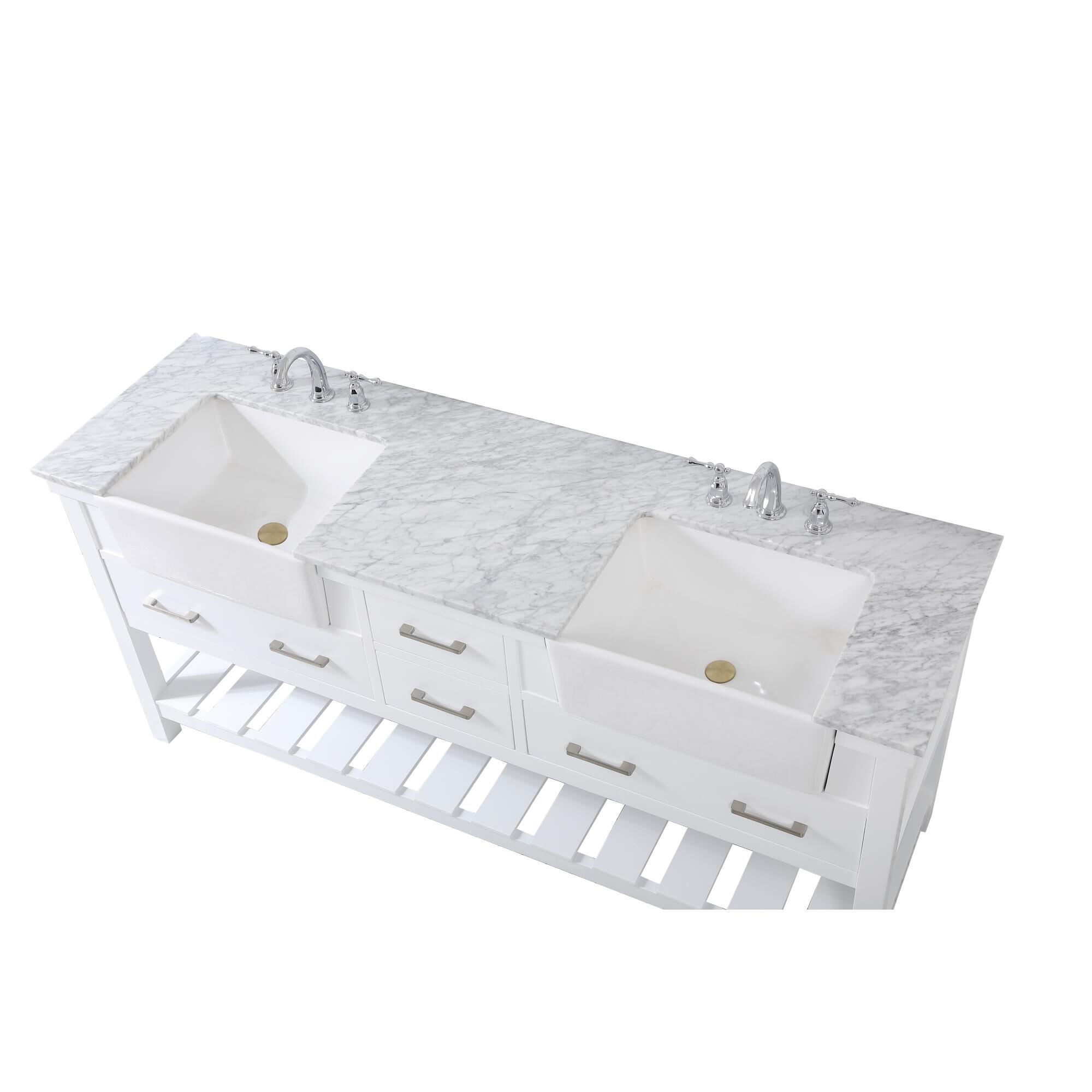 Shown in White finish