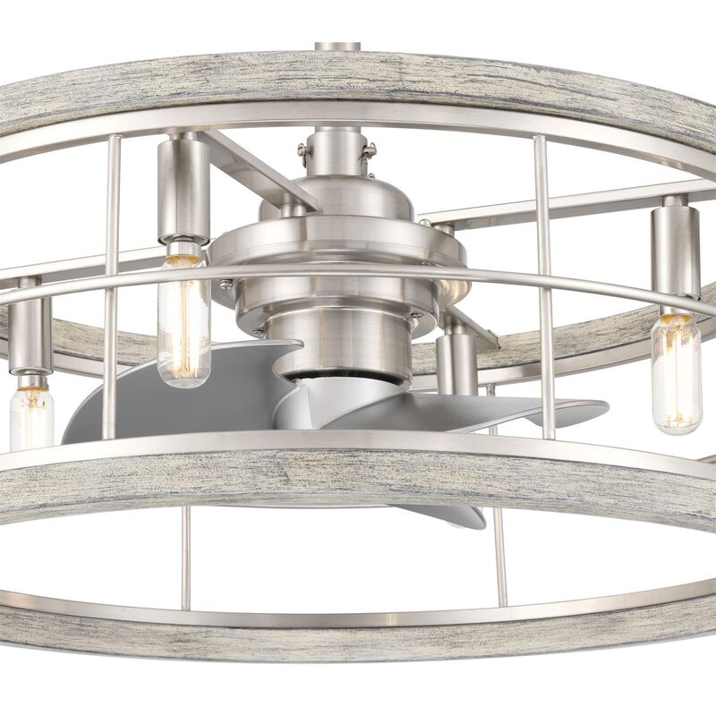 Haven 22 Inch Chandelier Ceiling Fan with Light Kit by Hunter Fan