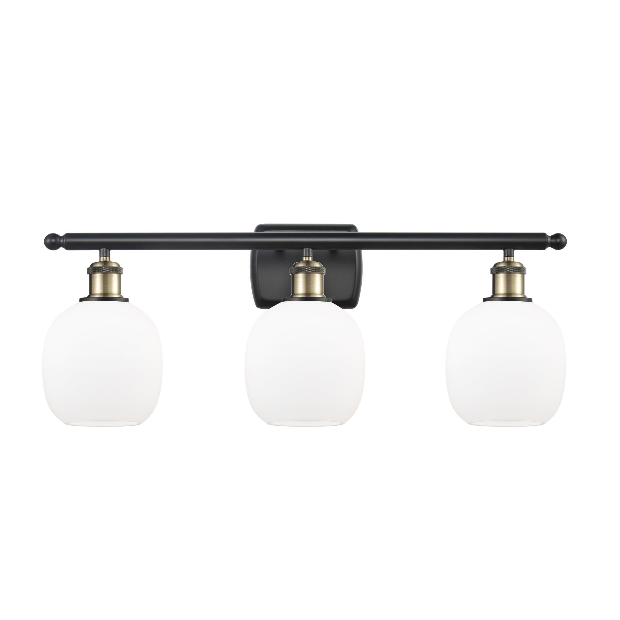 Shown in Black Antique Brass finish and Sphere glass and Glass shade