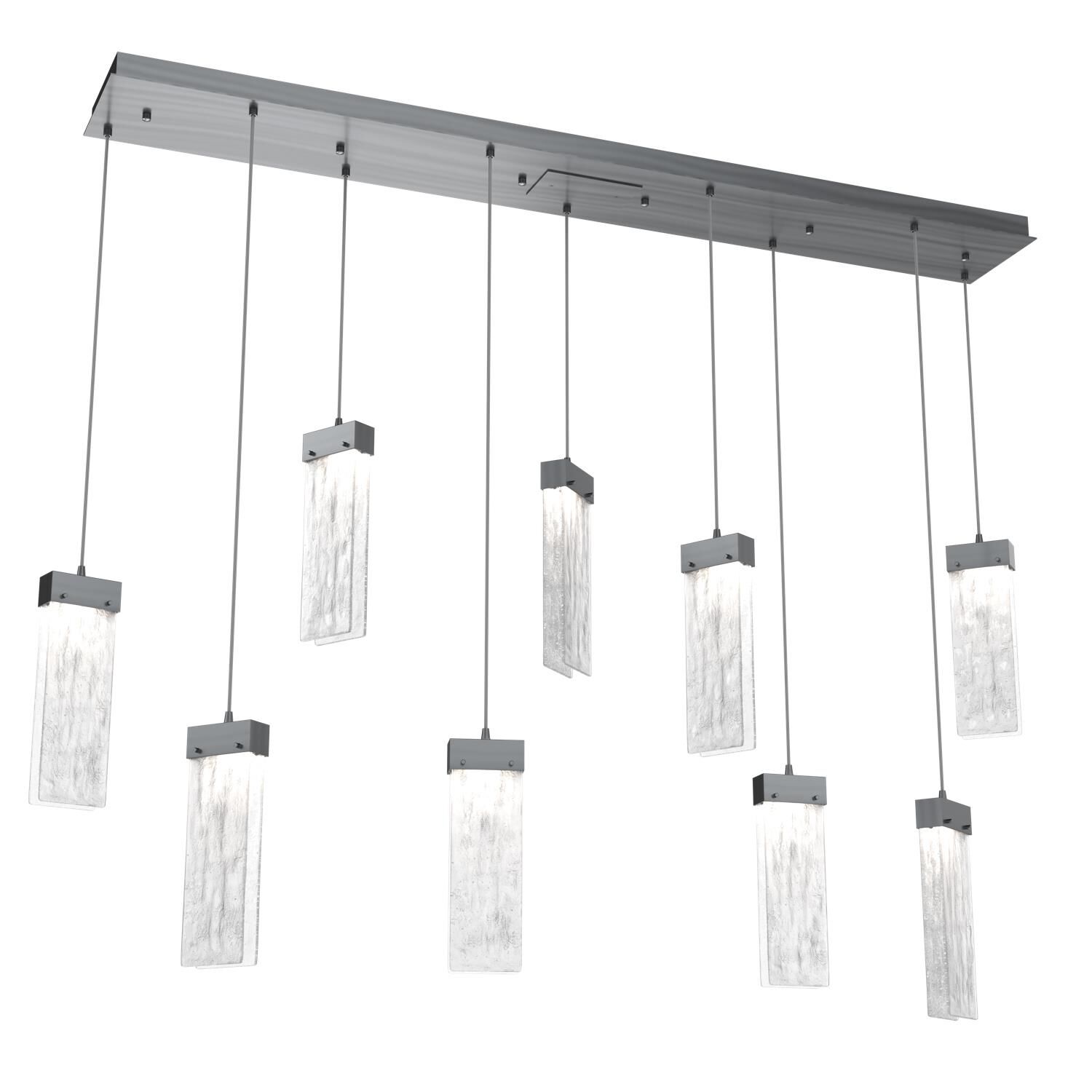 Parallel 64 Inch 9 Light LED Linear Suspension Light by Hammerton Studio