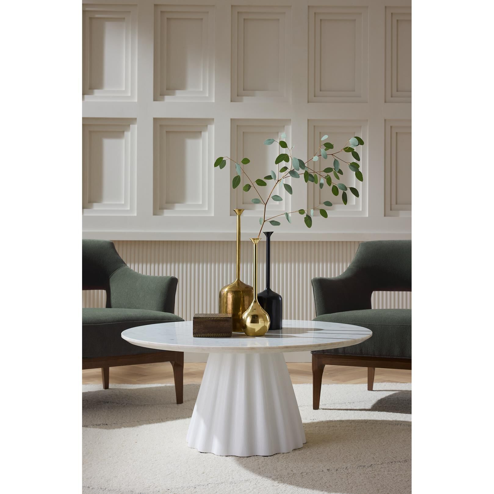 Shown in White finish