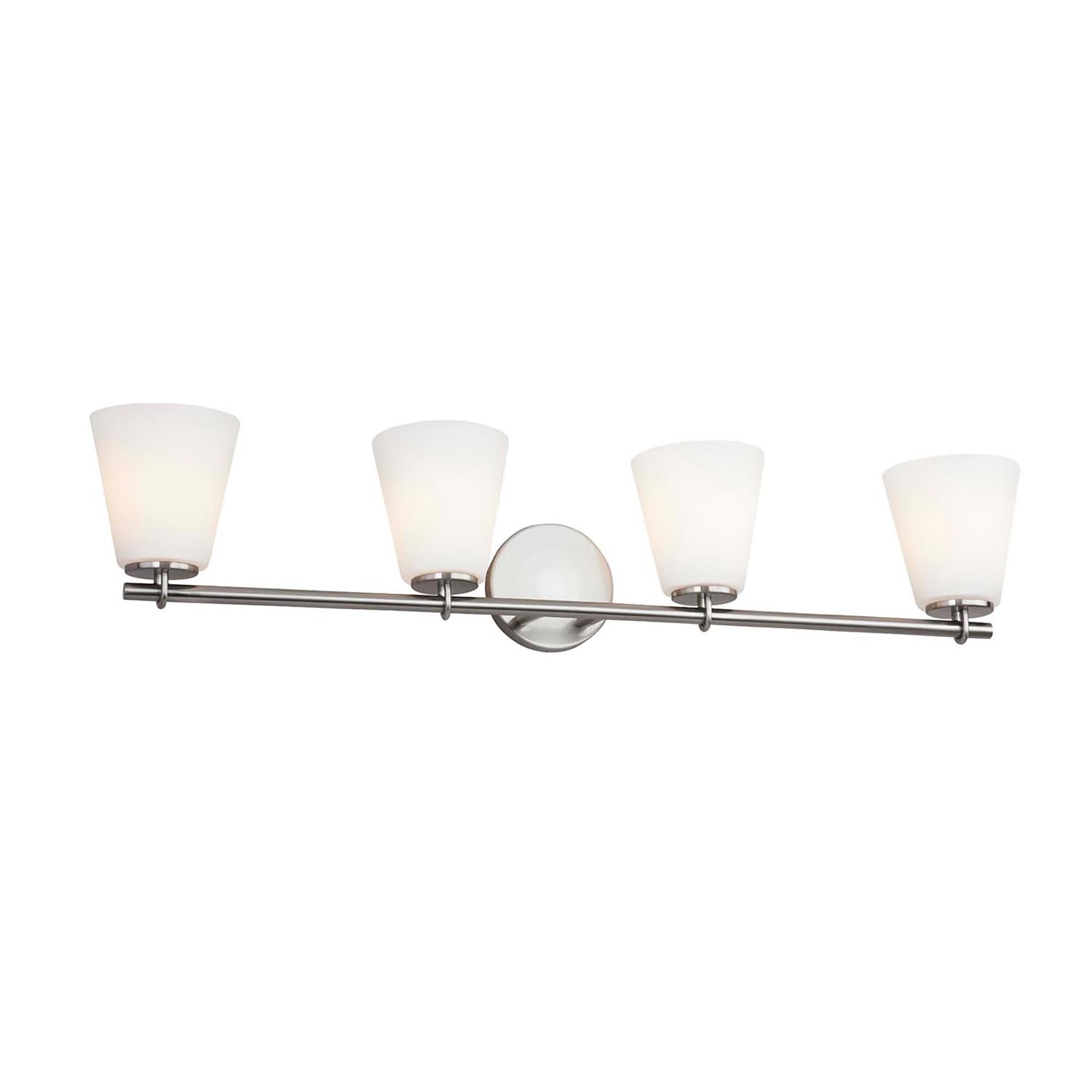 Fusion Alpino 35 Inch 4 Light Bath Vanity Light by Justice Design Group