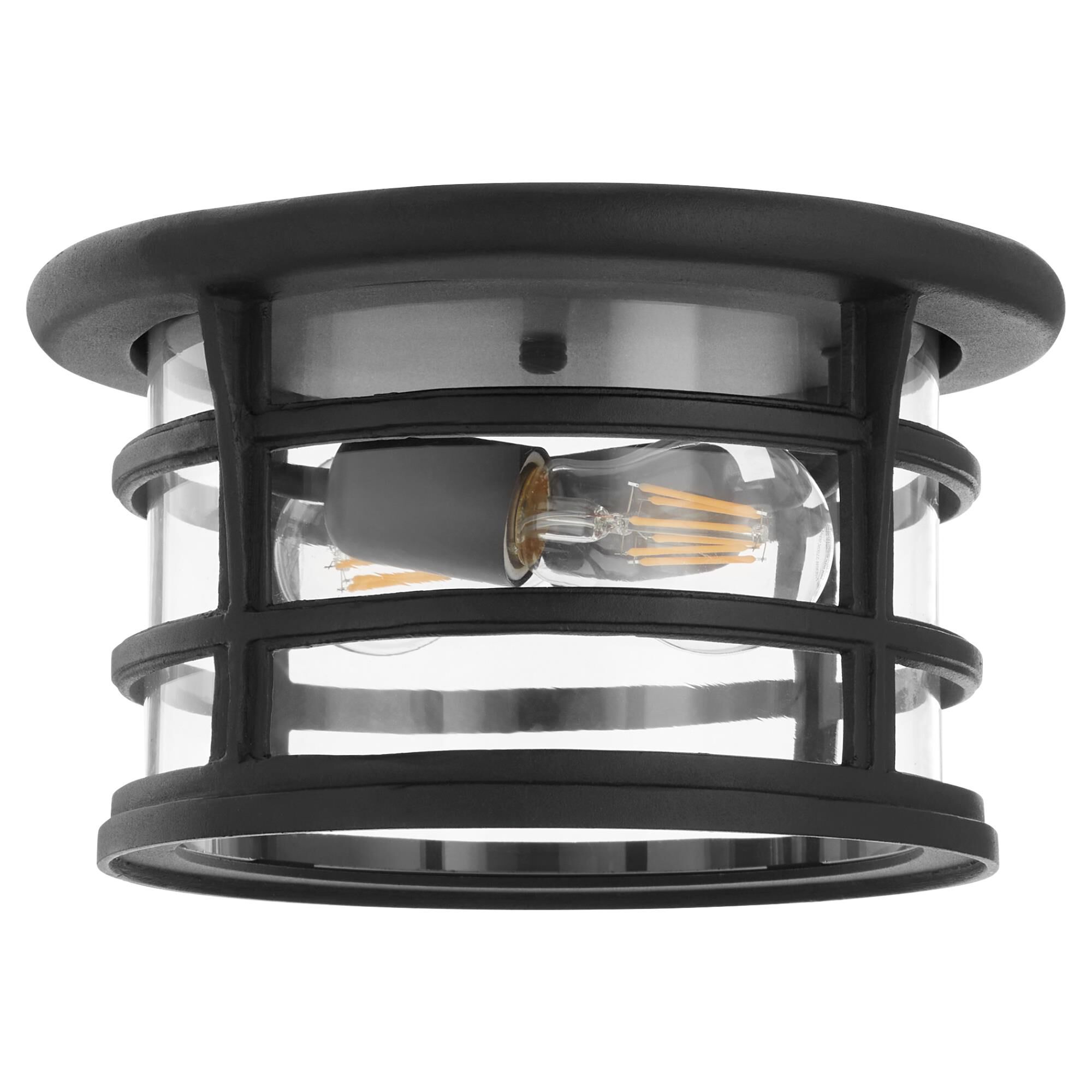 Haley 11 Inch 2 Light Outdoor Flush Mount by Quorum International
