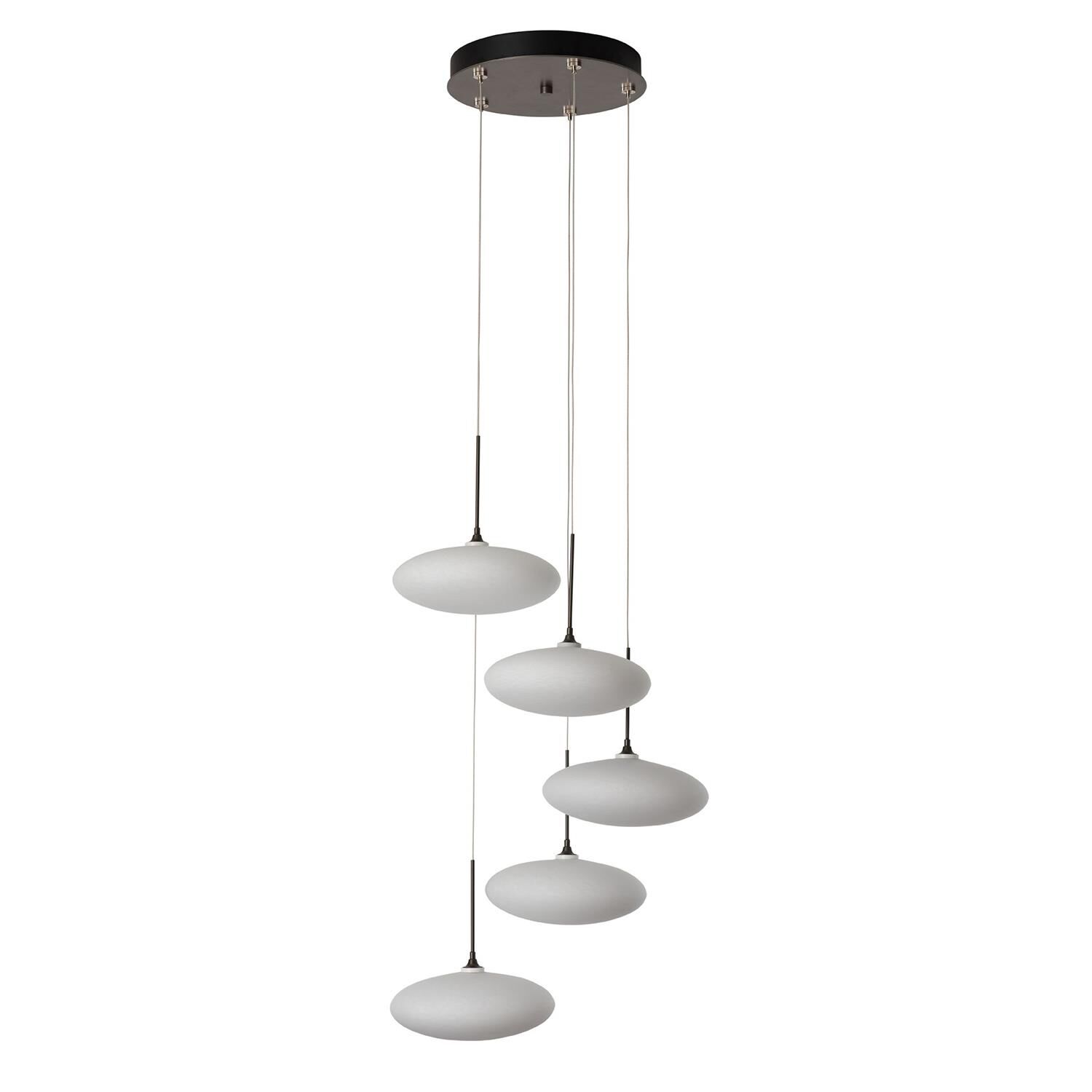 Clouds 20 Inch Multi Light Pendant by Hubbardton Forge