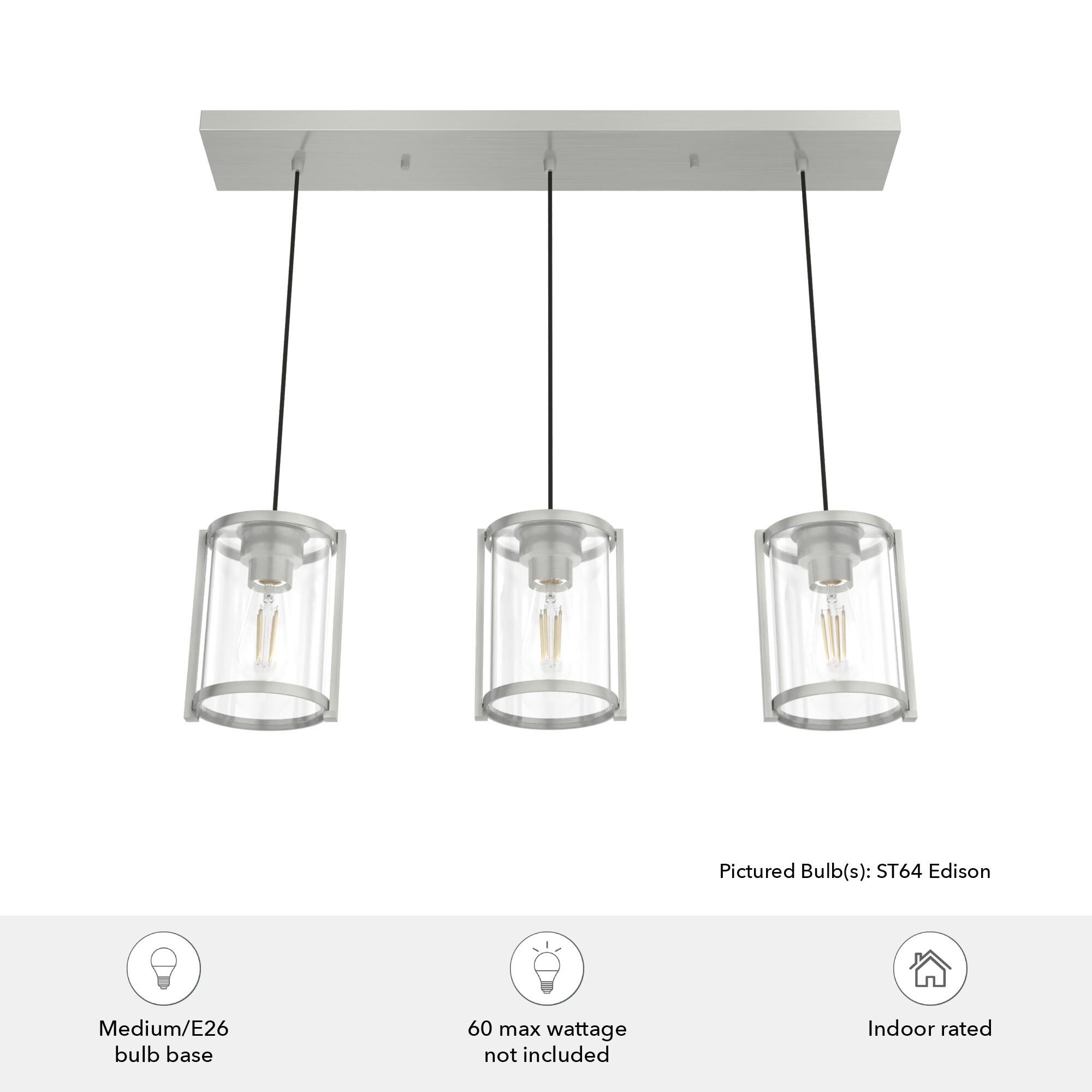 Shown in Brushed Nickel finish