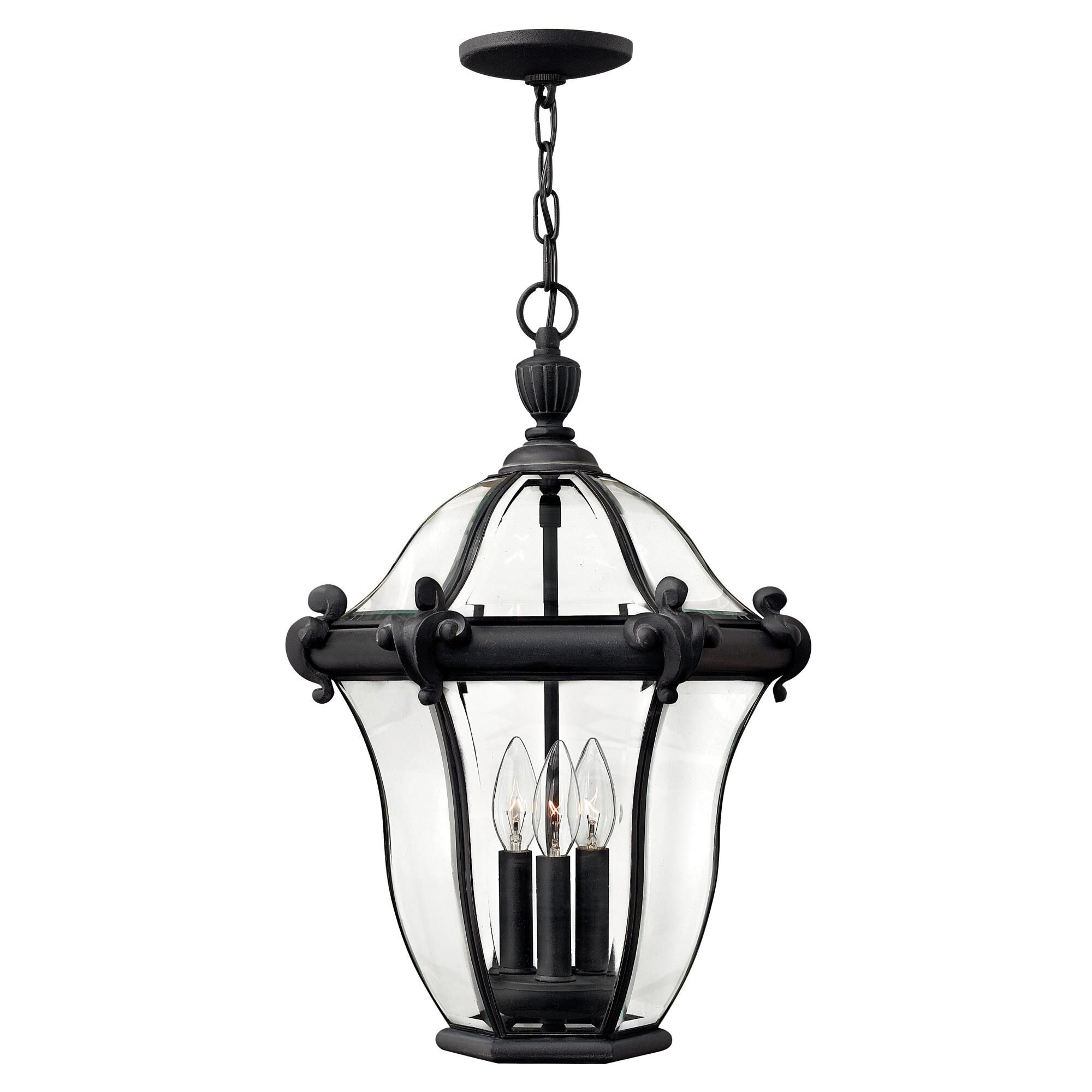 San Clemente 20 Inch Tall 3 Light Outdoor Hanging Lantern by Hinkley Lighting