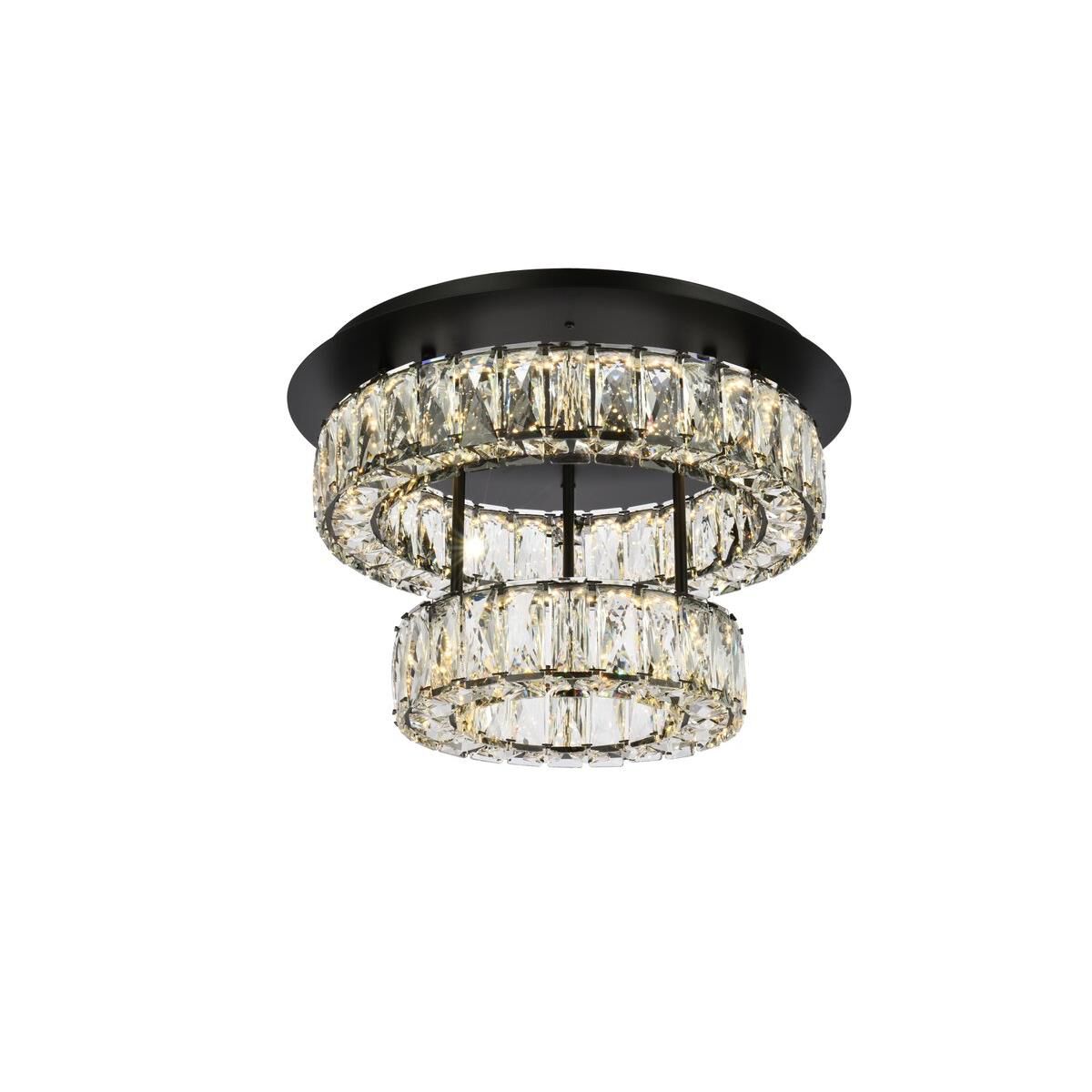 Monroe Semi Flush Mount by Elegant Lighting