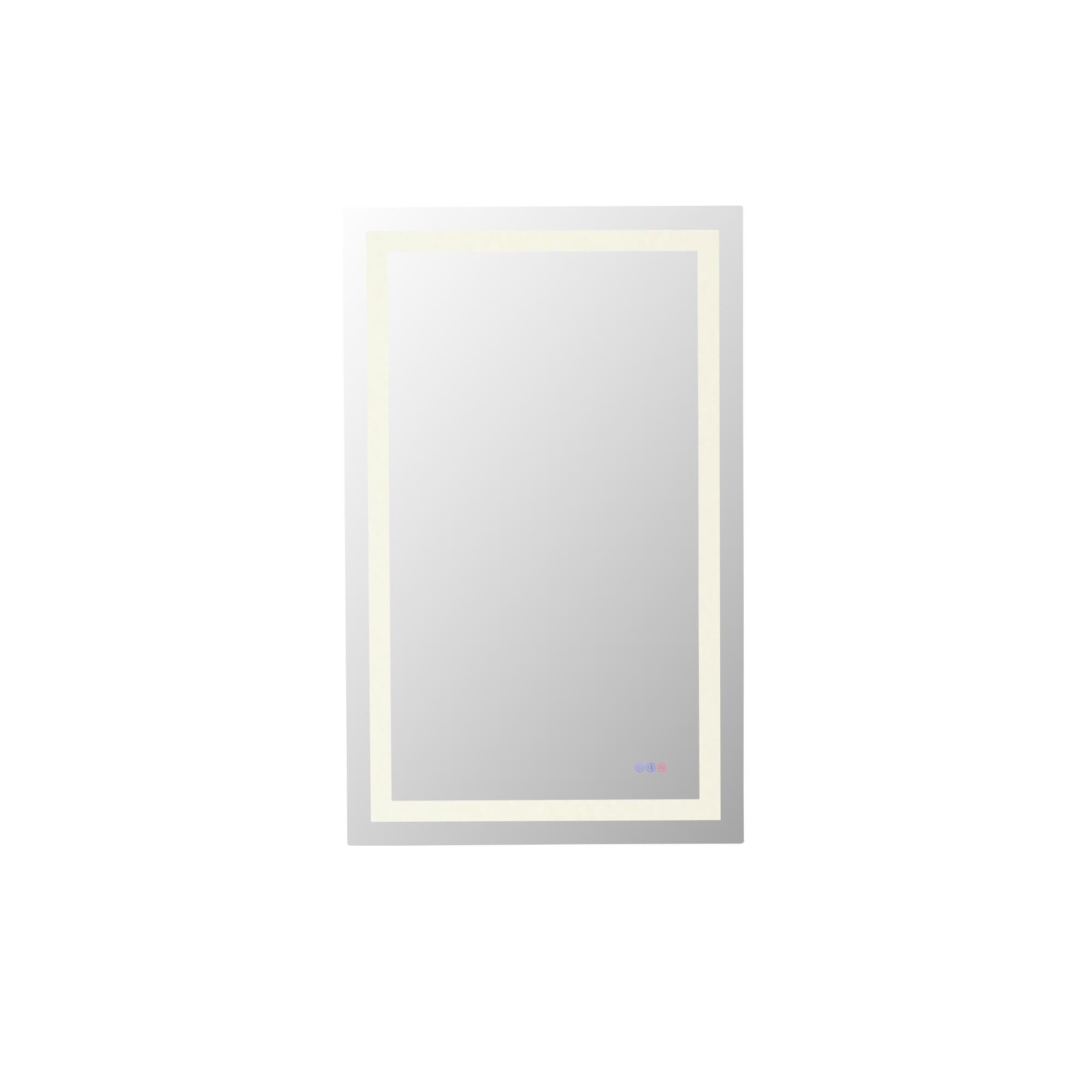 Riven 48 Inch LED Lighted Mirror by Elegant Dcor
