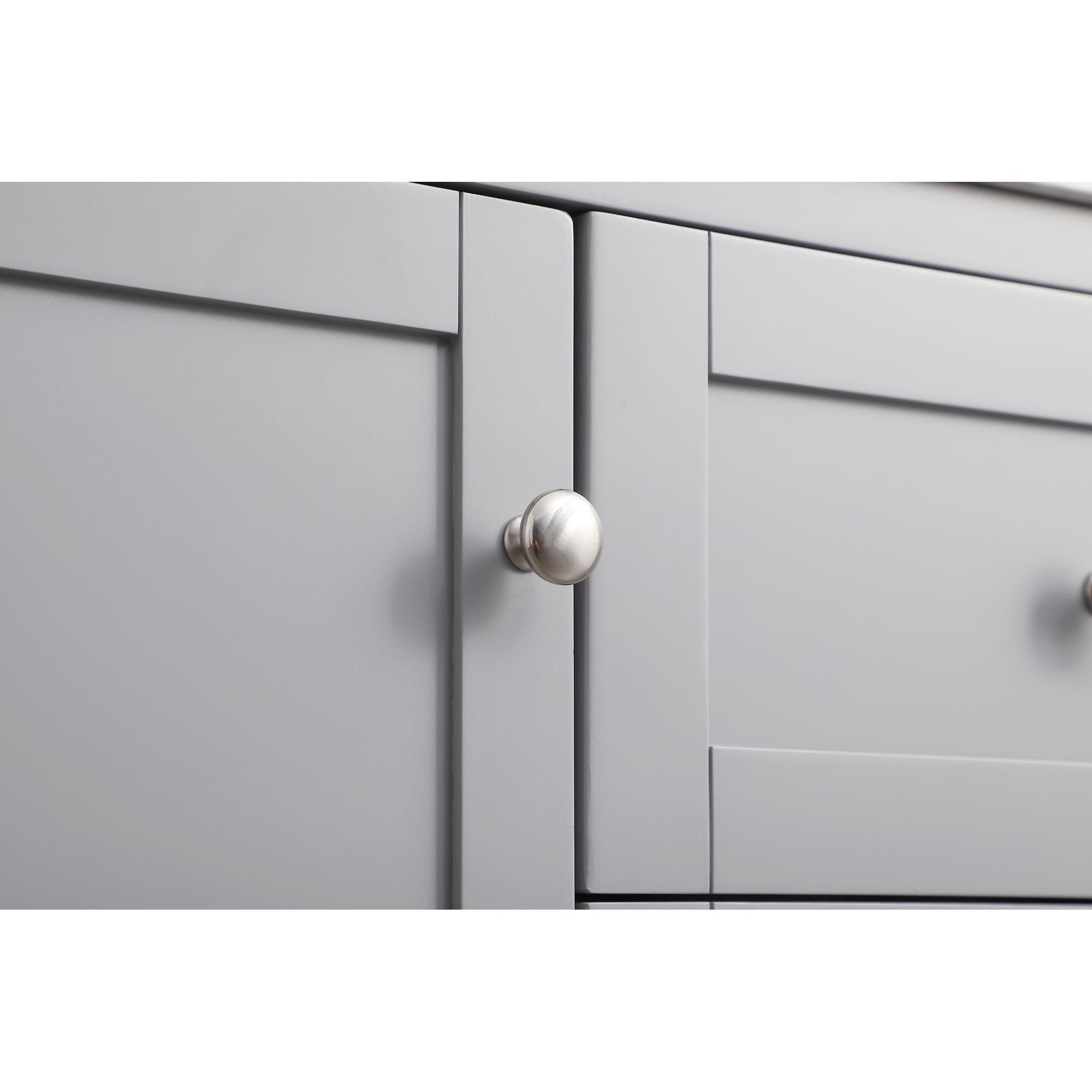 Shown in Grey finish