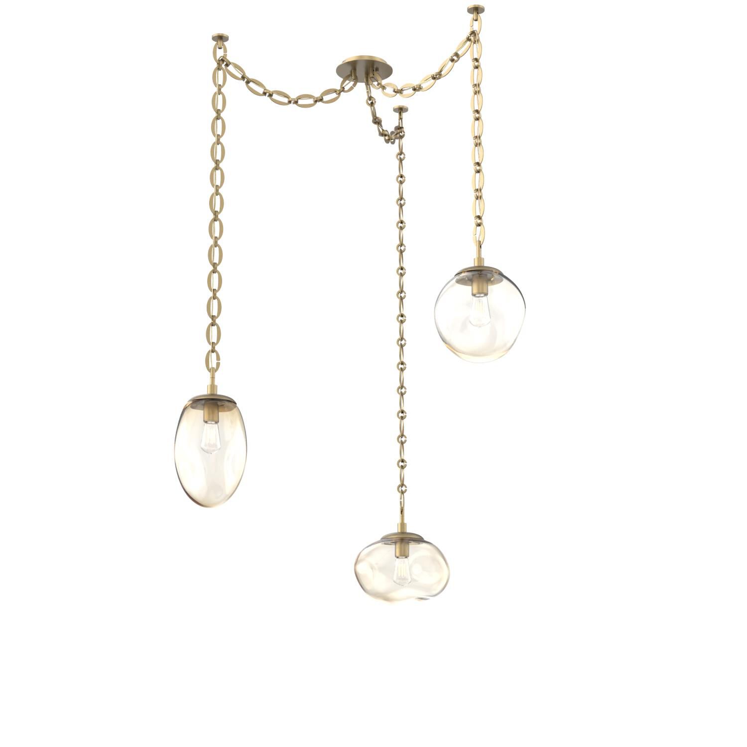 Levi Wilson Cosmos 17 Inch Multi Pendant Light by Hammerton Studio