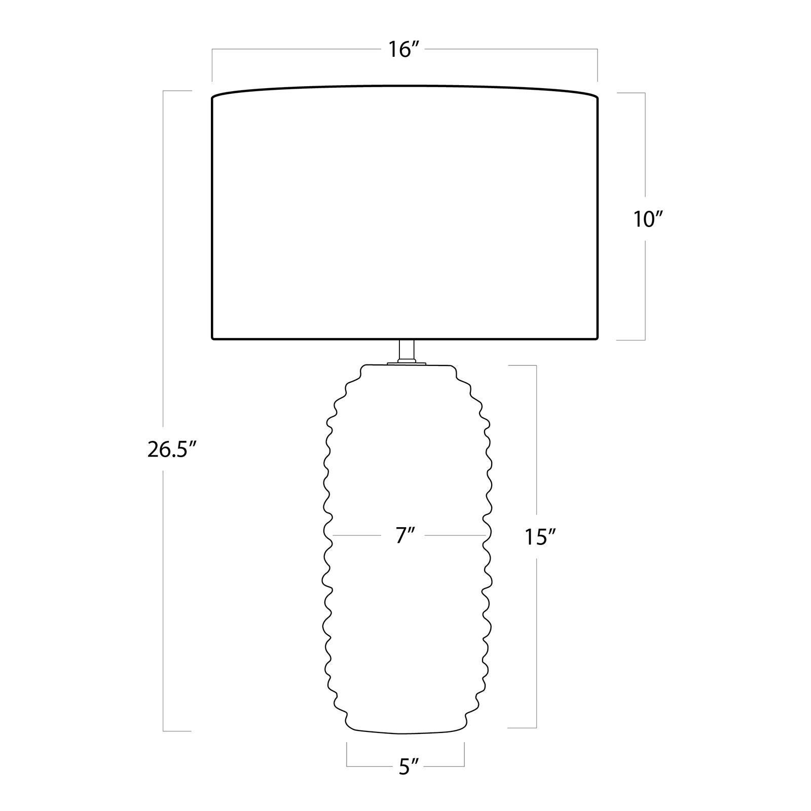 Carmel 27 Inch Table Lamp by Regina Andrew