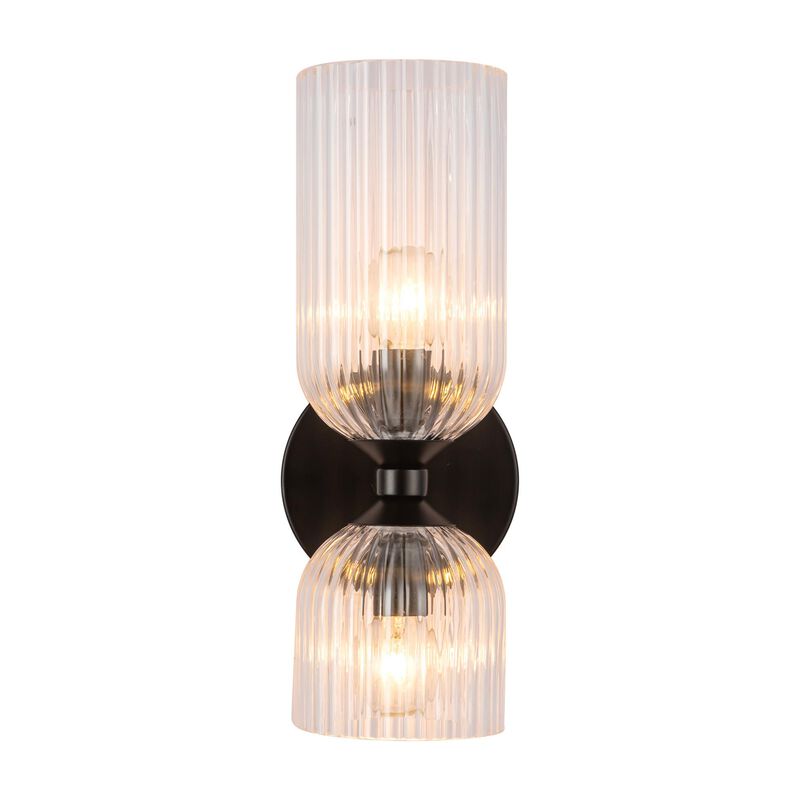 Nelly 12 Inch 2 Light Bath Vanity Light by Alora Mood