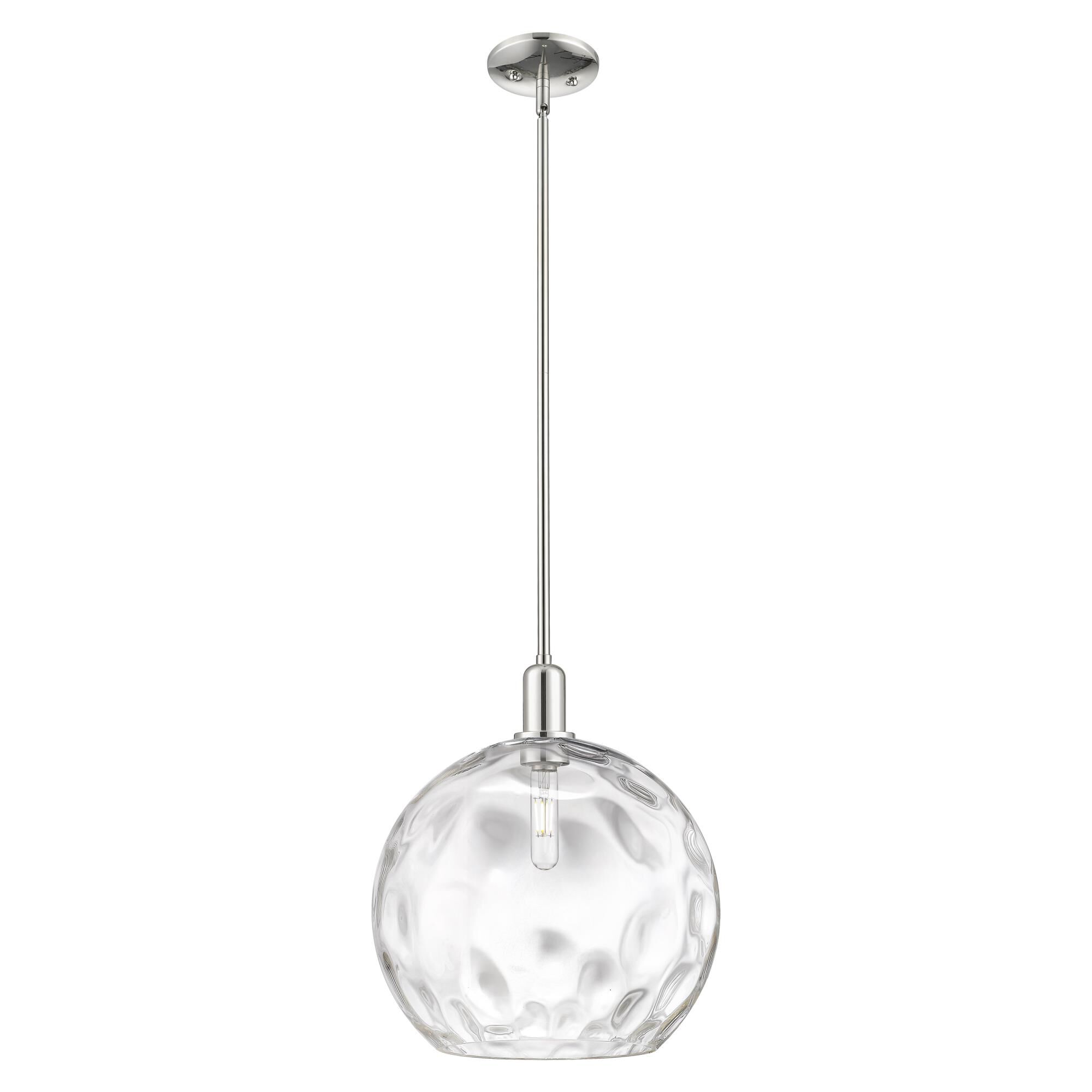 Shown in Polished Nickel finish and Clear Water glass