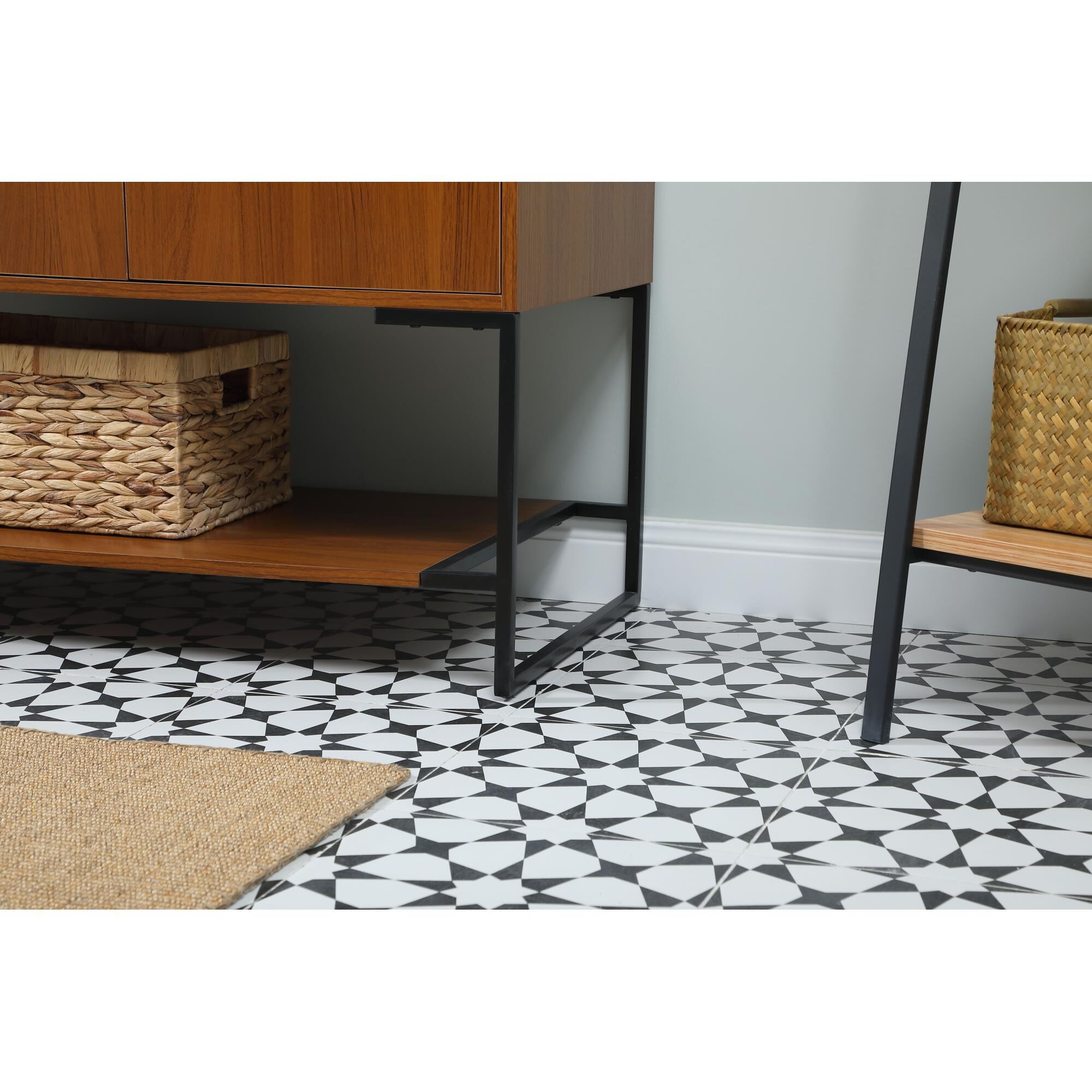 Shown in Teak finish