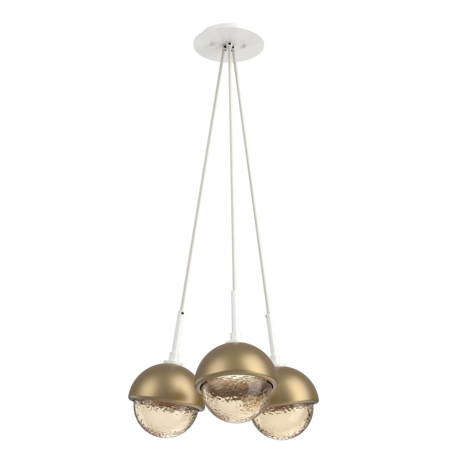 Levi Wilson Cabochon 13 Inch Multi Pendant Light by Hammerton Studio