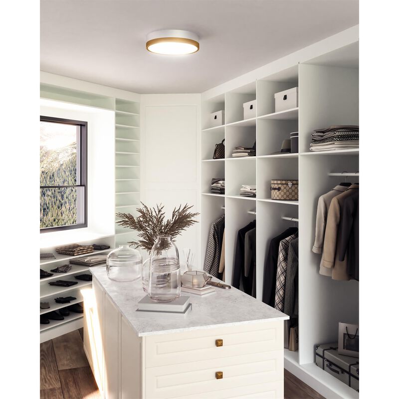 Brisbane 16 Inch 3 Light Flush Mount by Alora Mood