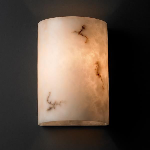 Shown with Faux Alabaster Resin glass