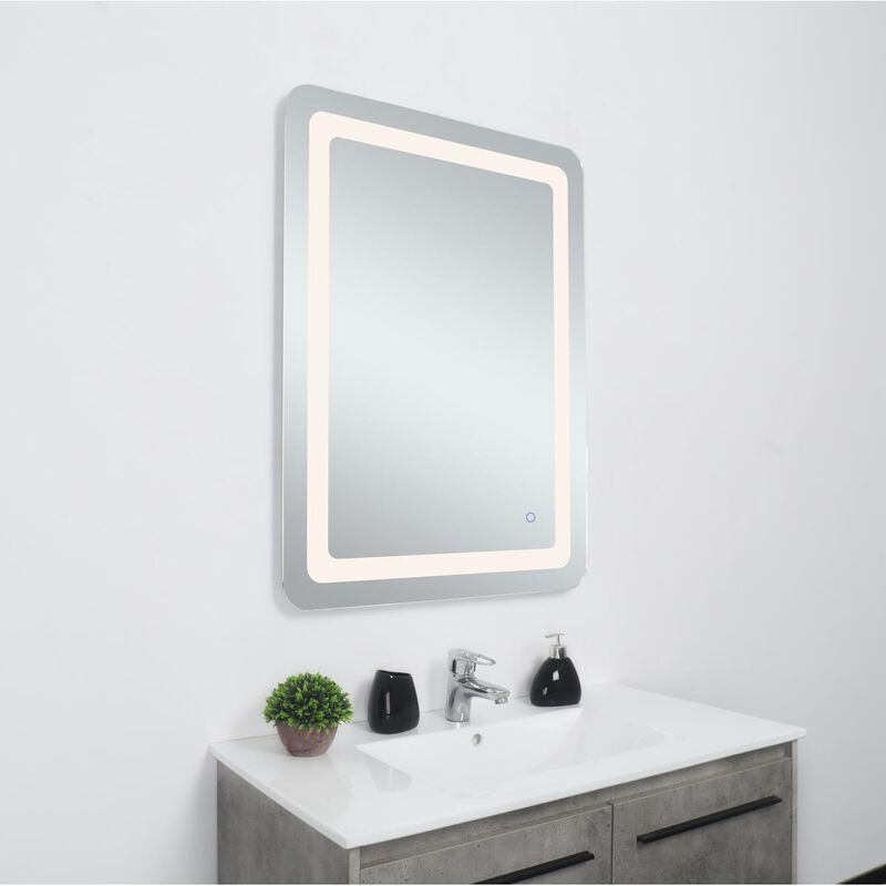 Genesis 36 Inch LED Lighted Mirror by Elegant Decor