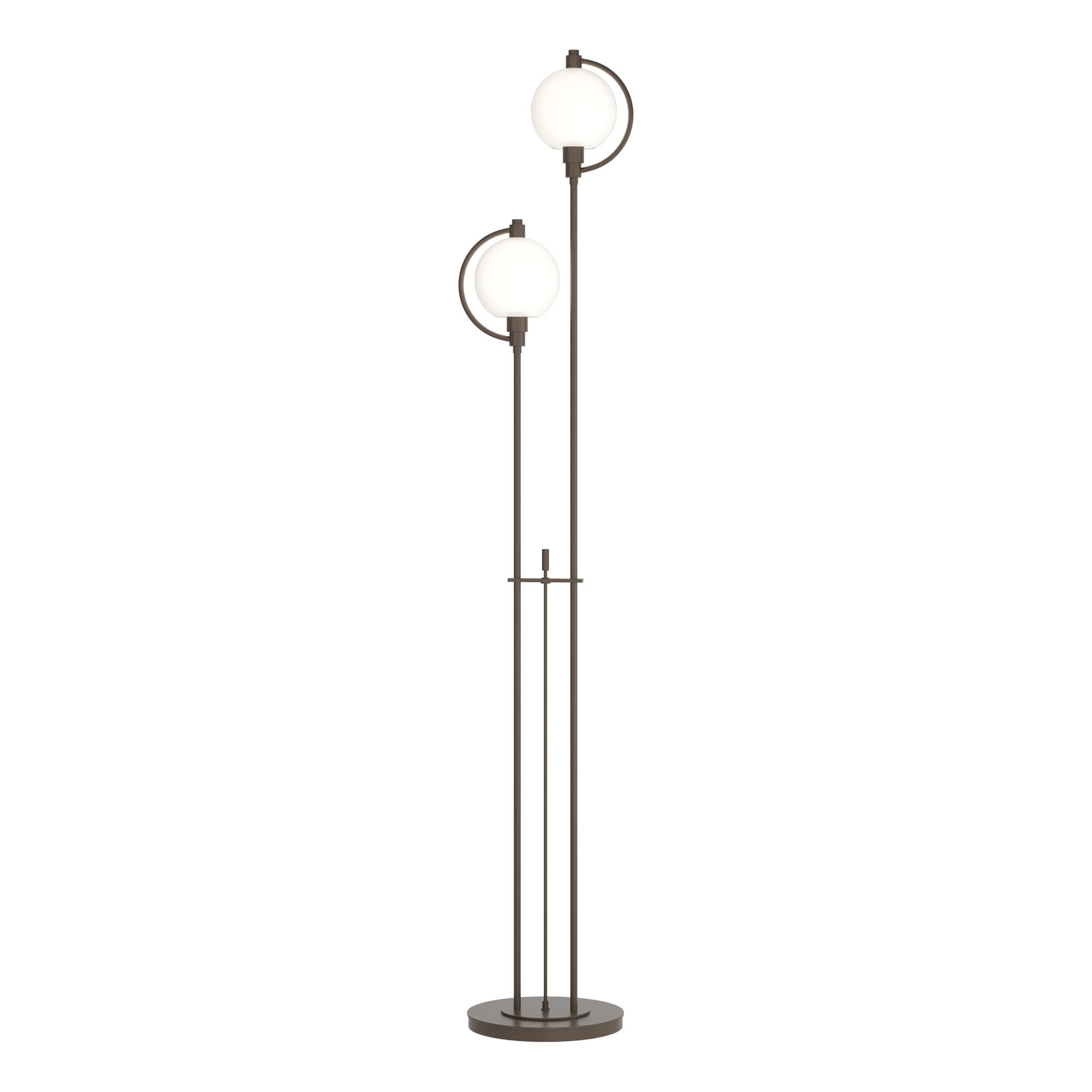 Shown in Bronze finish and Opal glass