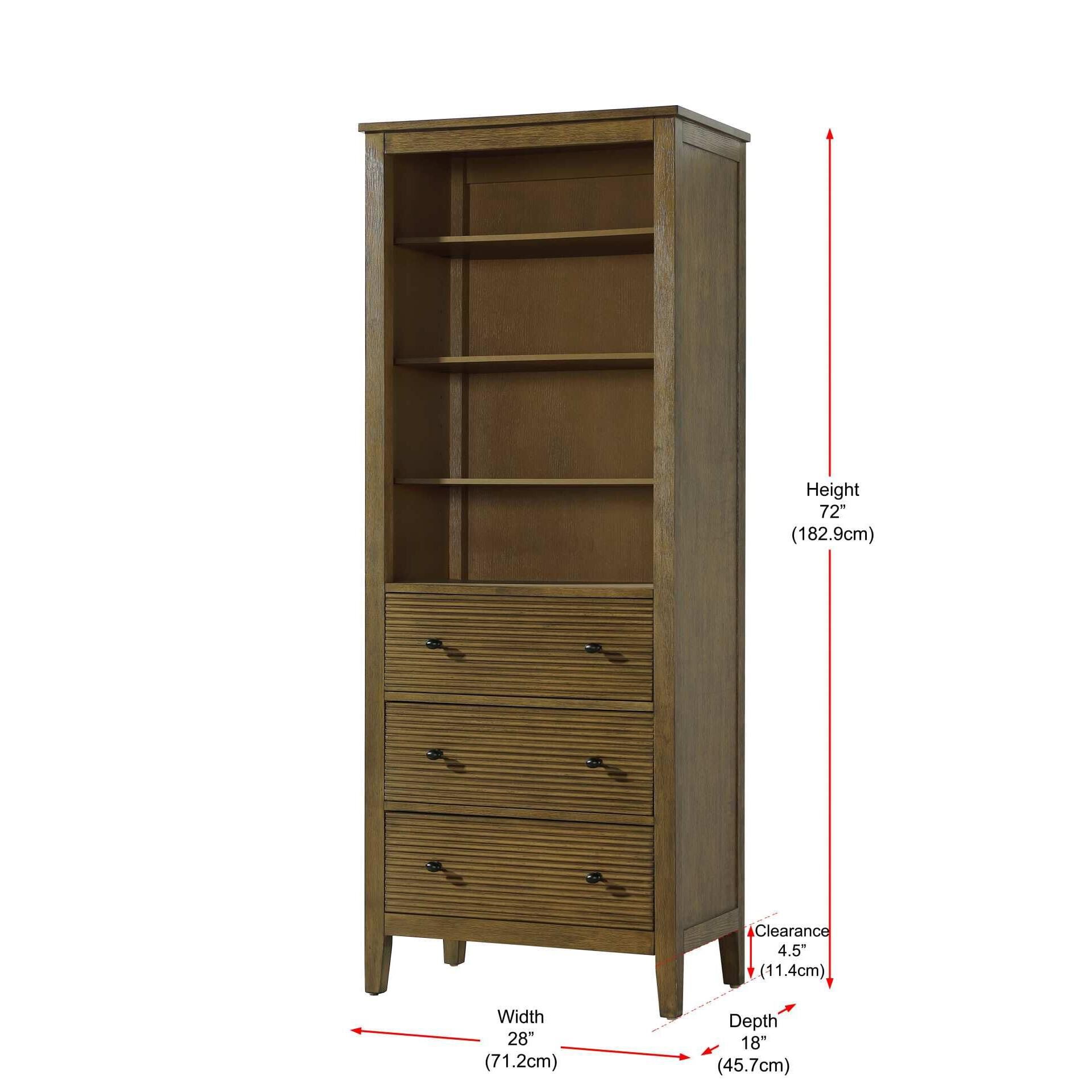 Shown in Hazel Oak finish