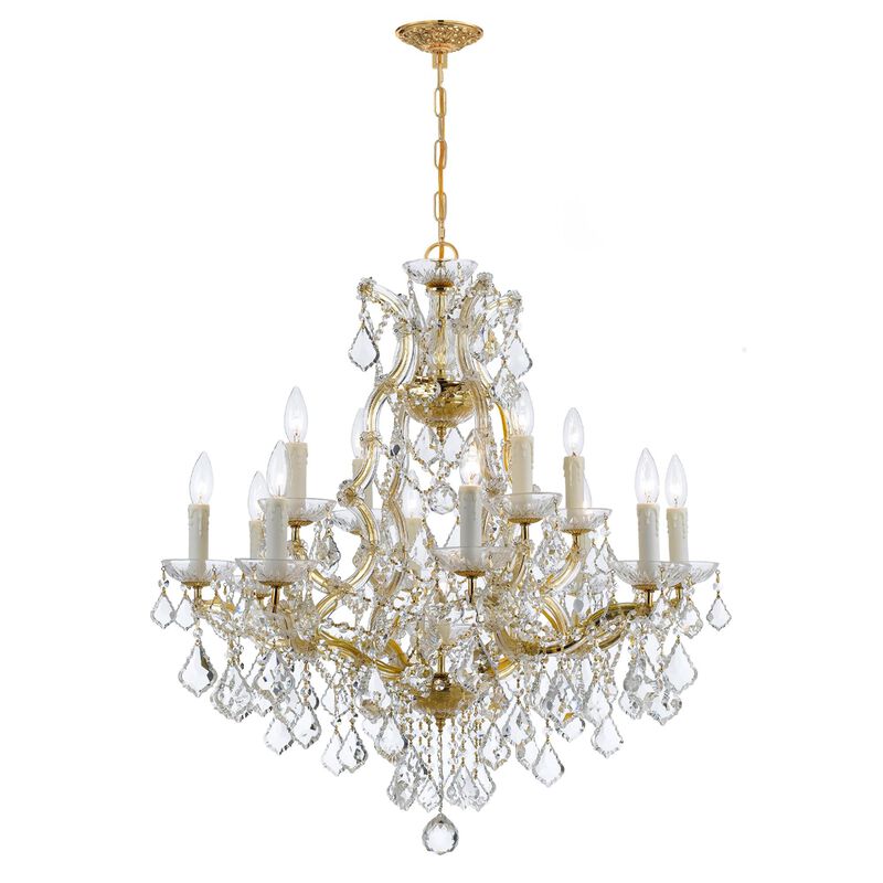 Maria Theresa 29 Inch 13 Light Chandelier by Crystorama