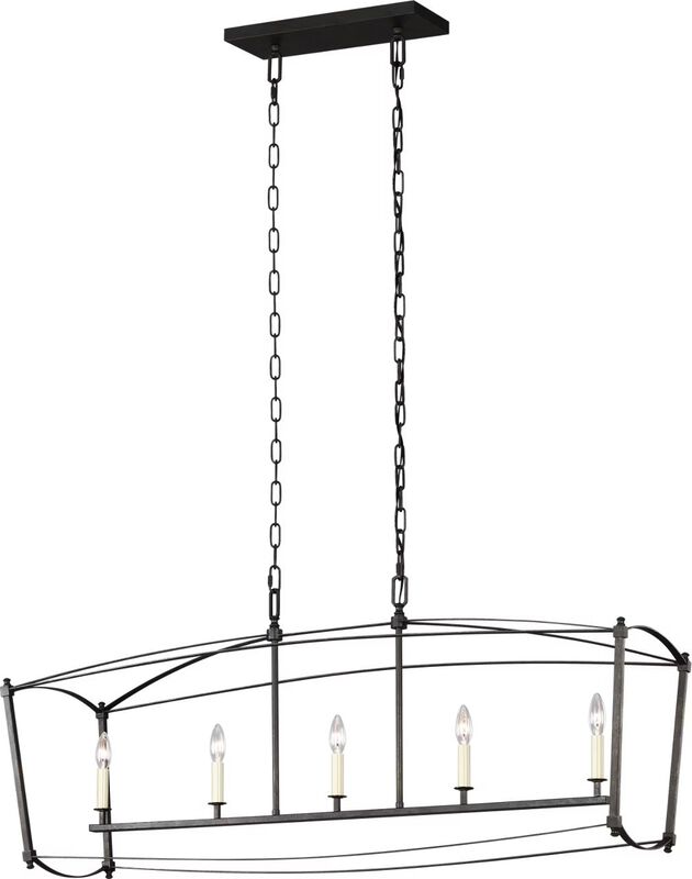 Sean Lavin Thayer Medium Linear Chandelier by Visual Comfort Studio