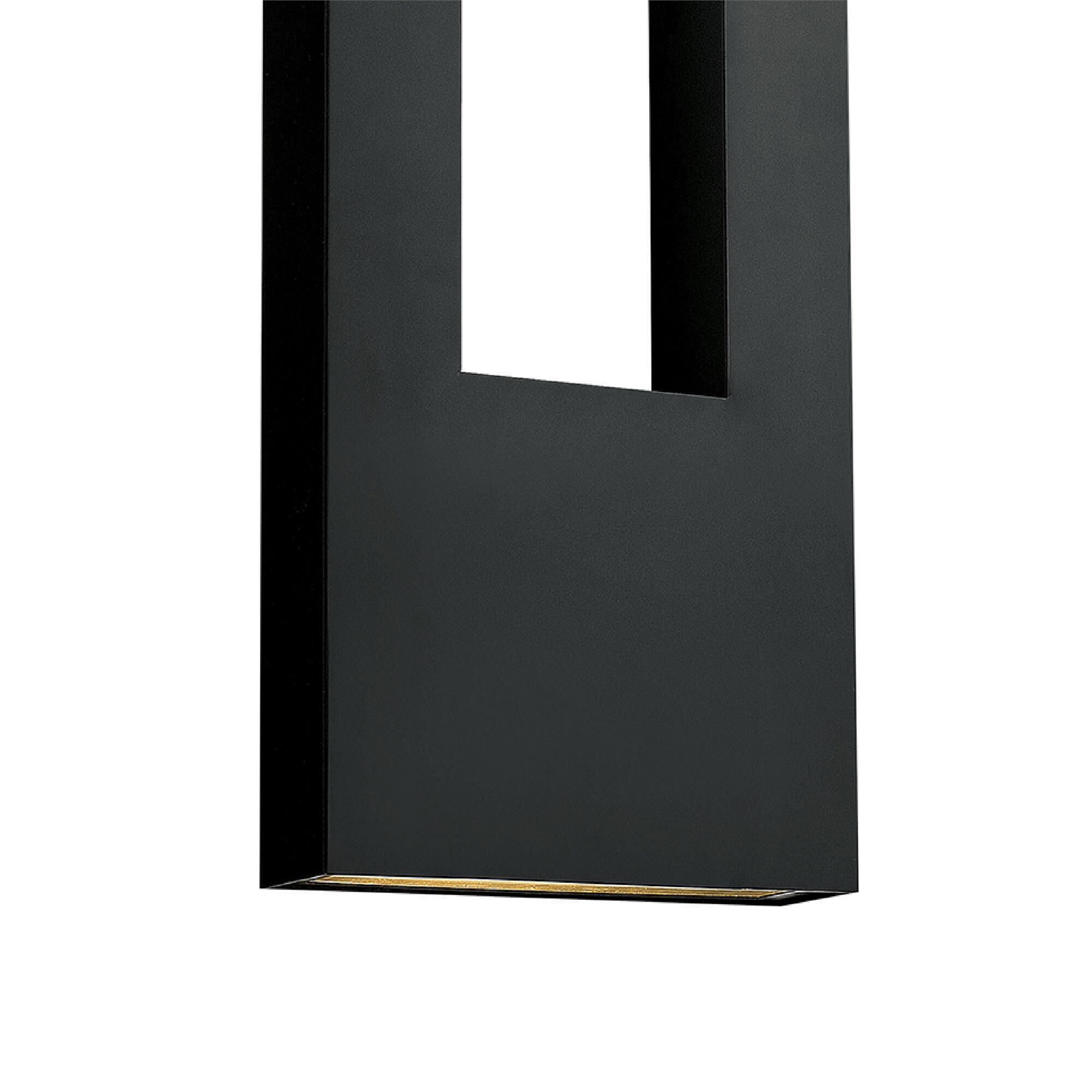 Shown in Satin Black finish and Etched Lens glass