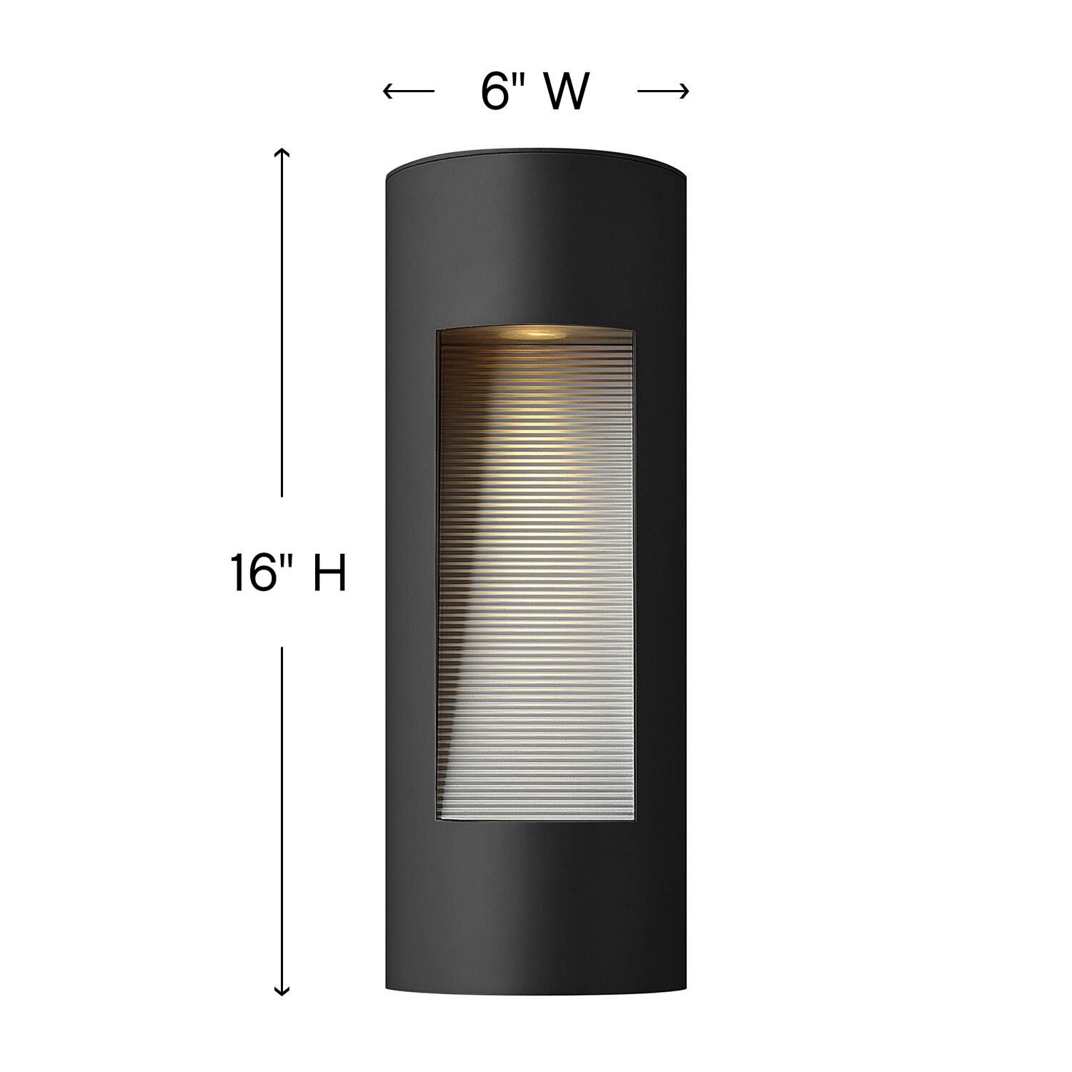 Luna 16 Inch Tall 2 Light Outdoor Wall Light by Hinkley Lighting
