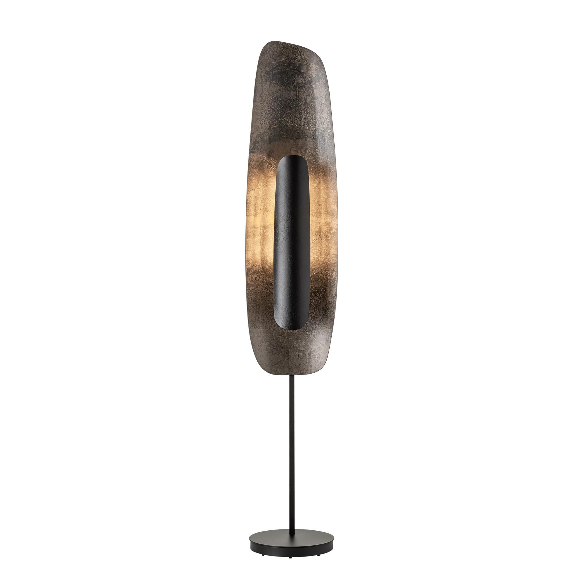 Shown in Black finish and Clear Steel accent