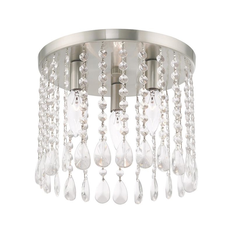 Elizabeth 3 Light Outdoor Flush Mount by Livex Lighting